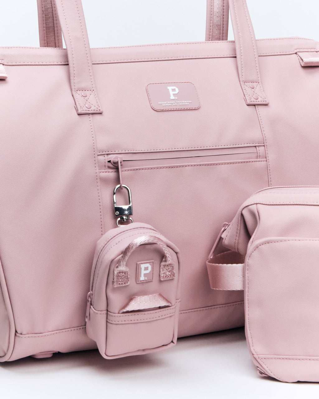 Cascade Bag Charm - Blush