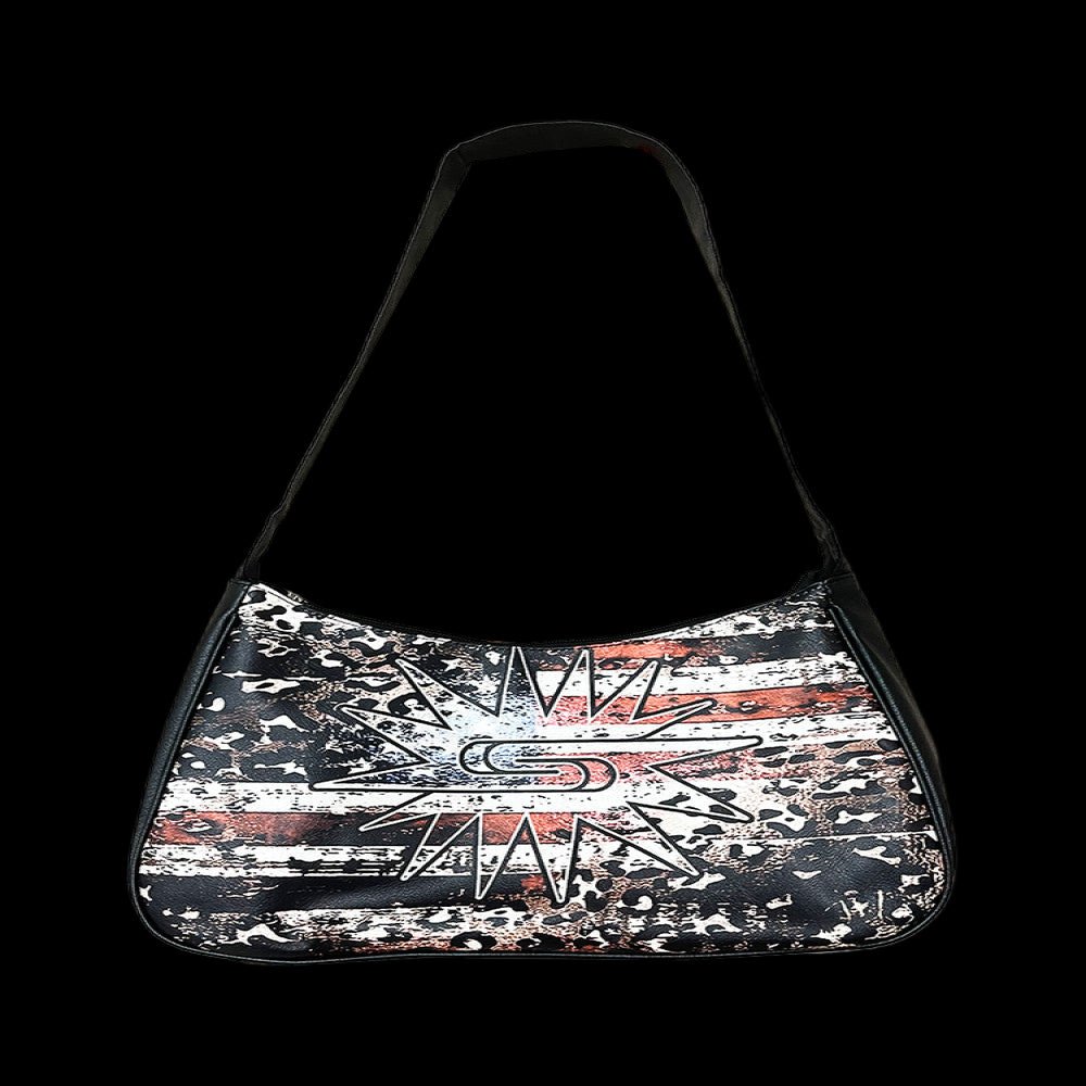 3SAN MonoMuse Geometric Pattern Underarm Bag - Urban Minimalist Style