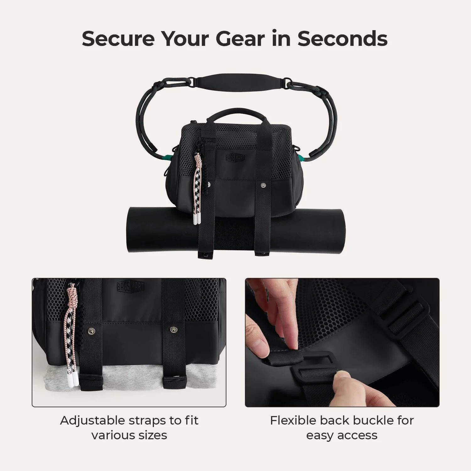 REIKI 5.5L Mesh Mini Duffle