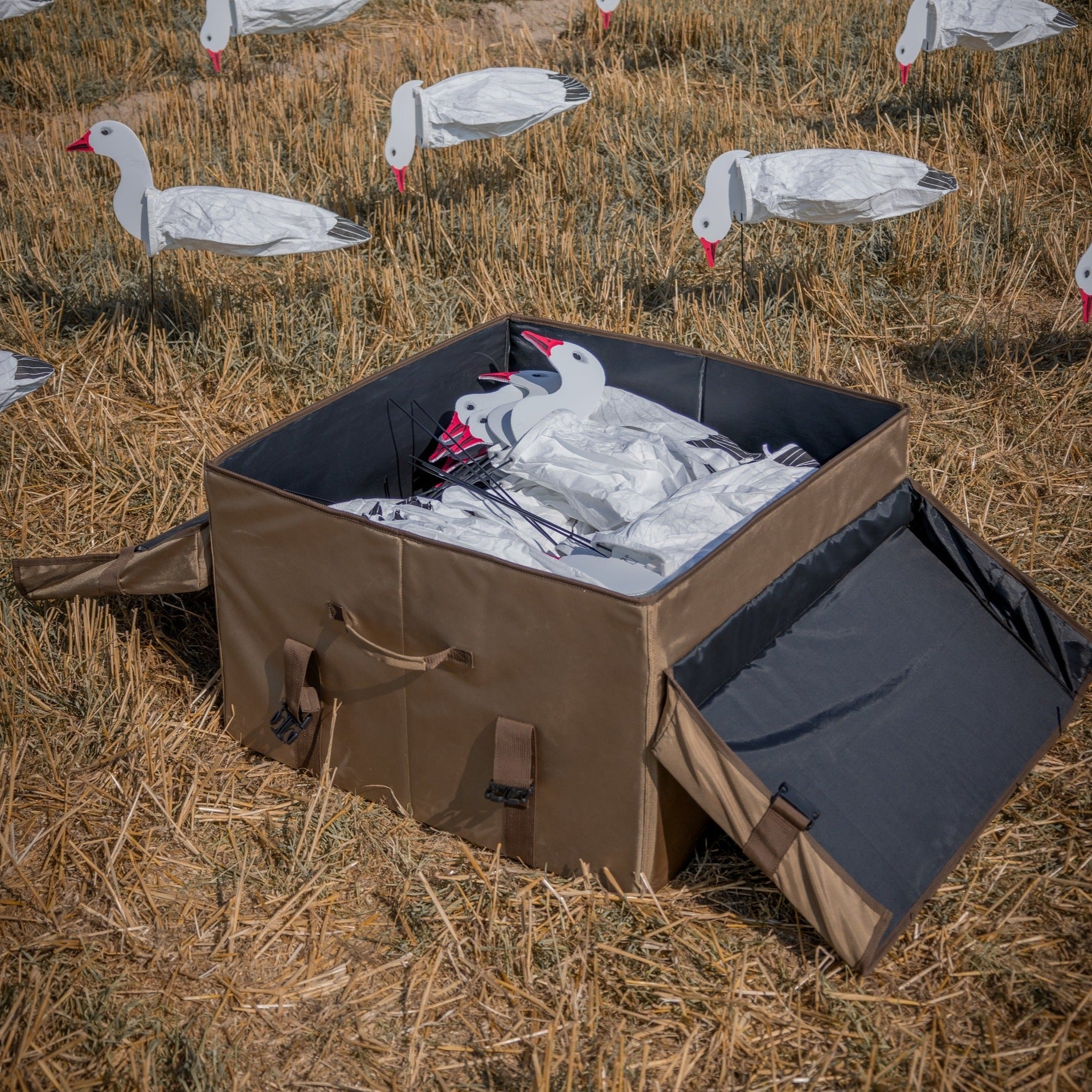 Dive Bomb Cube Sock Bag: Durable & Compact Storage for Waterfowl Decoy Socks