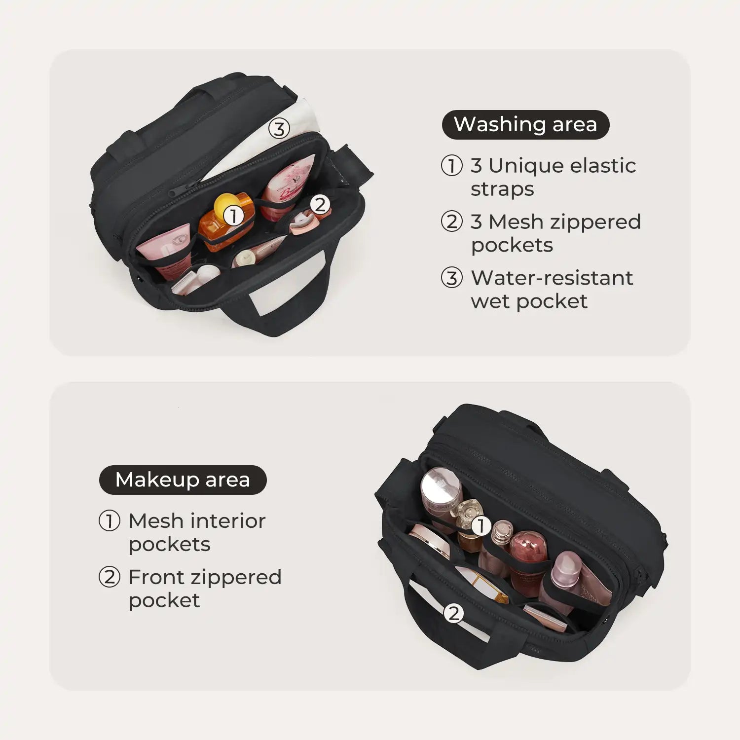 Crush Hanging Toiletry Bag