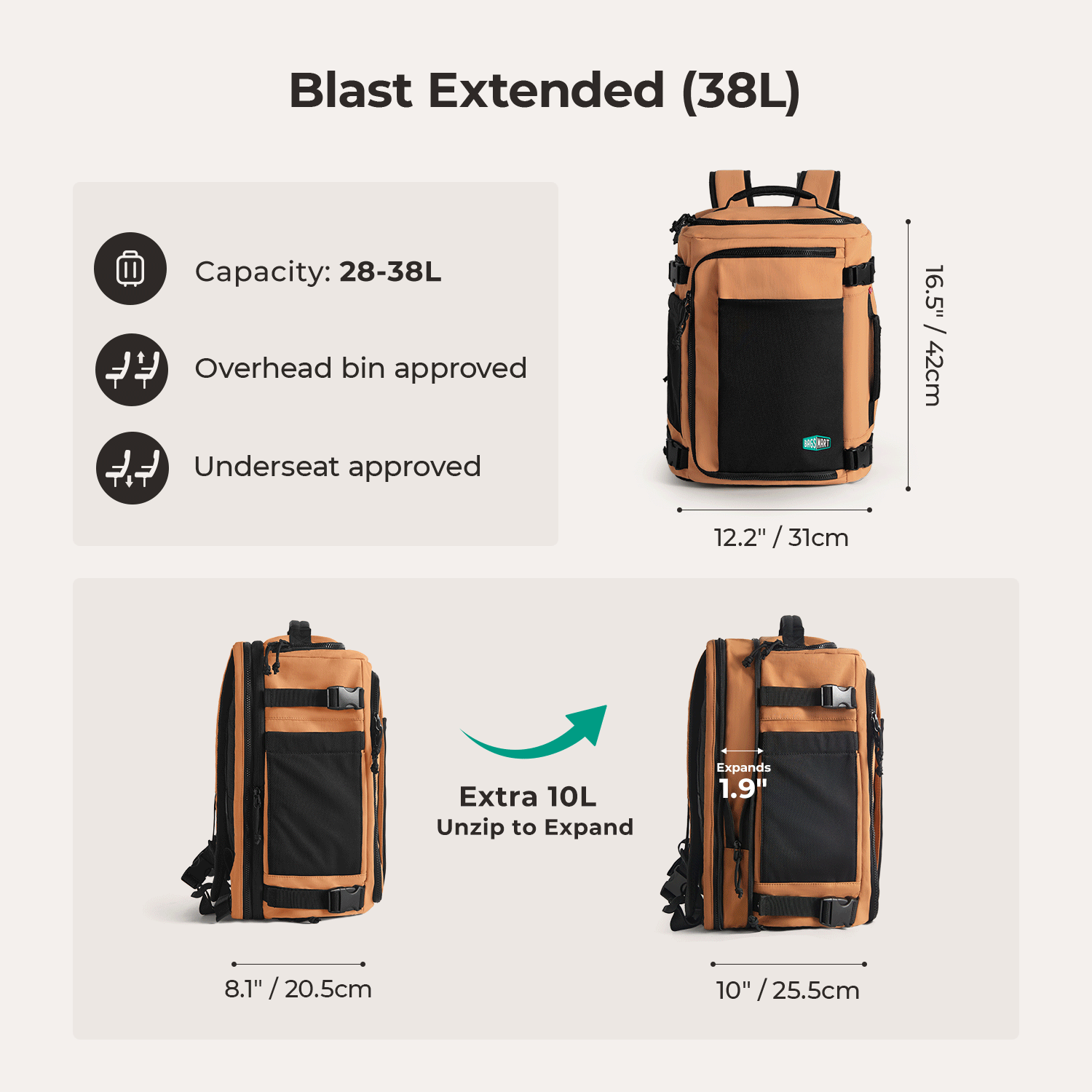 Blast Mesh Travel Backpack