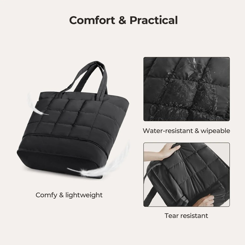 Bubble 22L-28L Expandable Puffer Travel Tote Bag