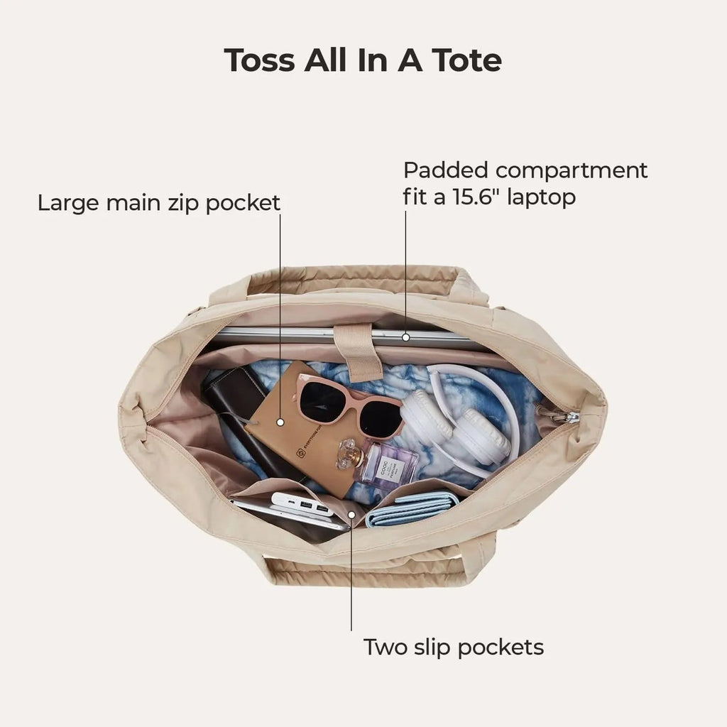 Bubble 22L-28L Expandable Puffer Travel Tote Bag