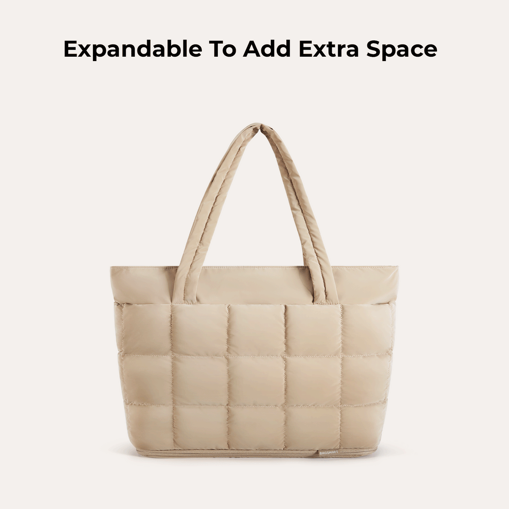 Bubble 22L-28L Expandable Puffer Travel Tote Bag