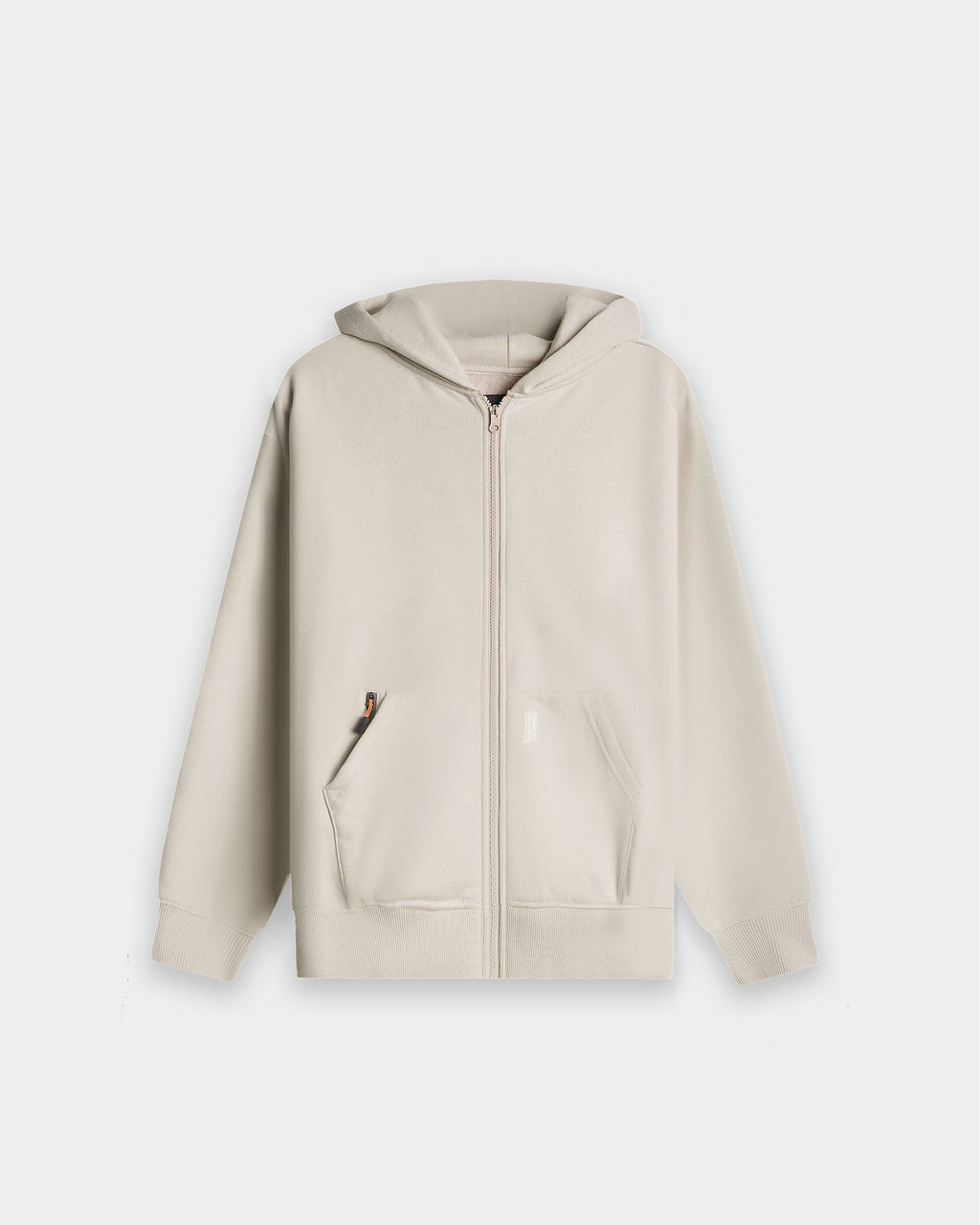 Cloudburst Zip Hoodie - Silver Cloud