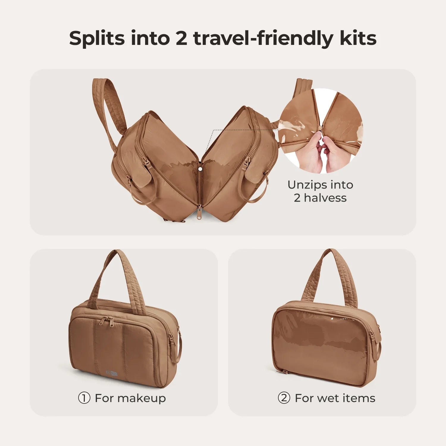 Crush Hanging Toiletry Bag