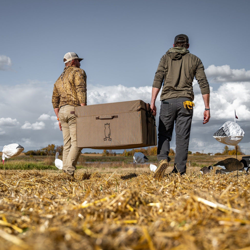 Dive Bomb Cube Sock Bag: Durable & Compact Storage for Waterfowl Decoy Socks