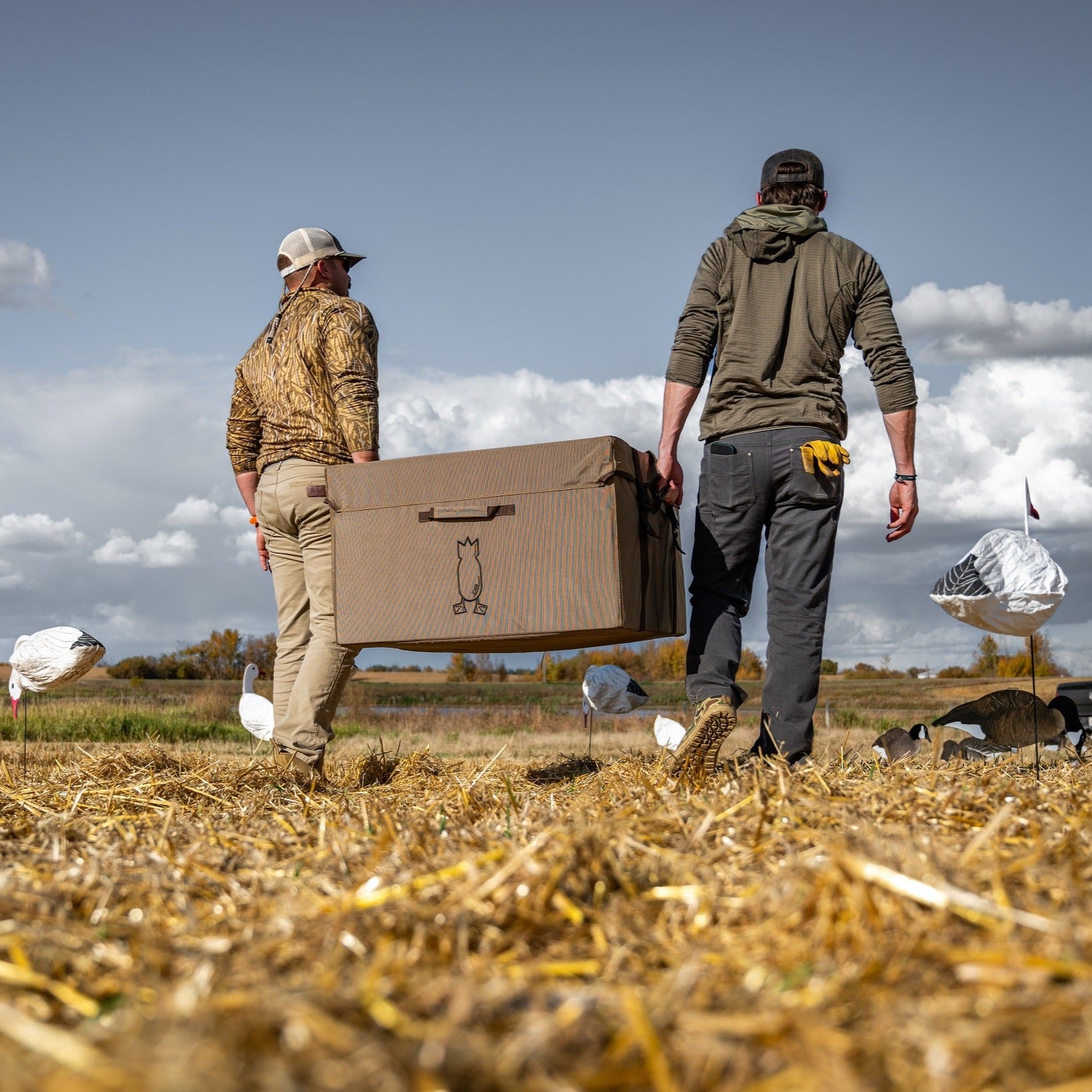 Dive Bomb Cube Sock Bag: Durable & Compact Storage for Waterfowl Decoy Socks
