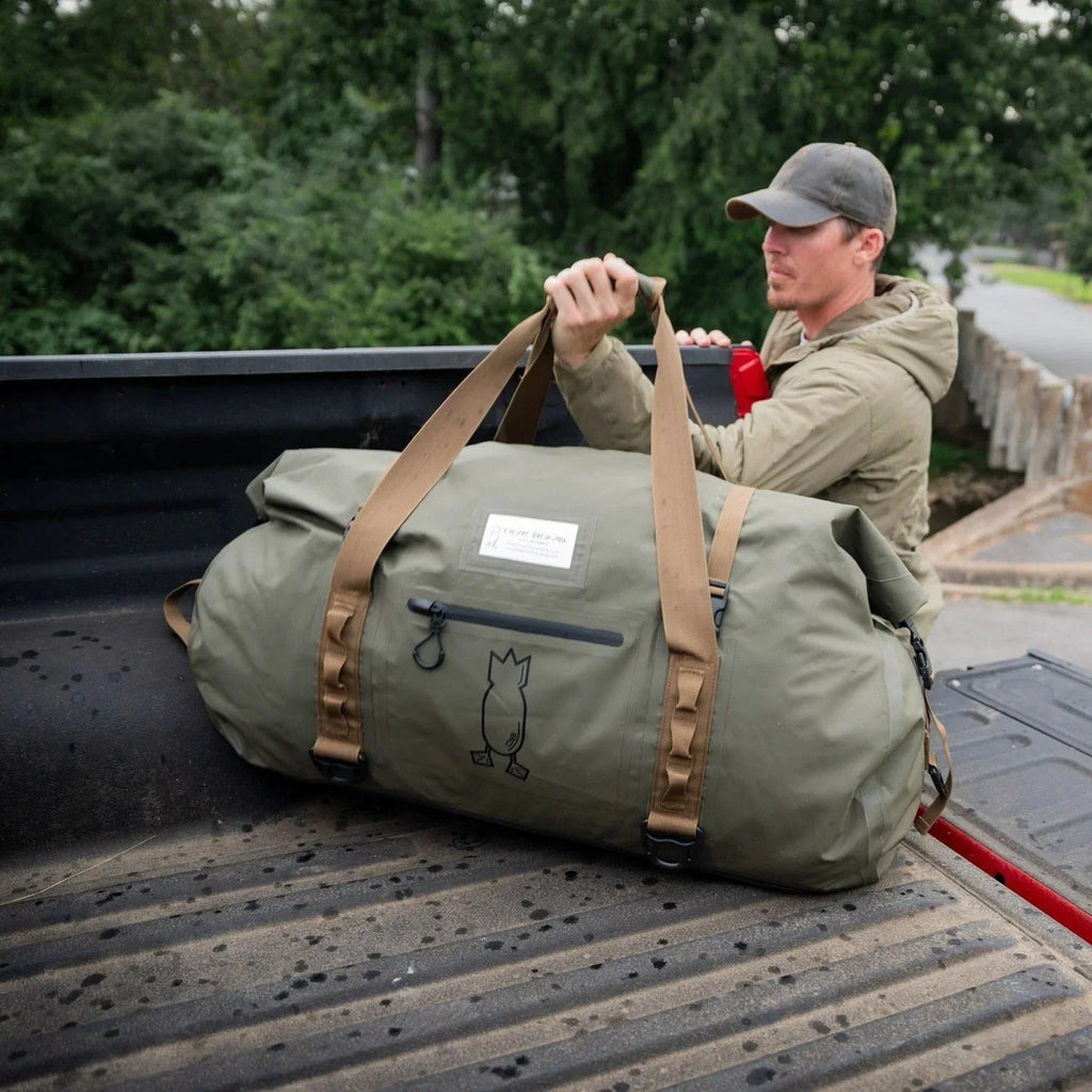 Dive Bomb Extra Large Waterproof Duffel Bag - High-Capacity Dry Storage for Hunters & Outdoor Adventures