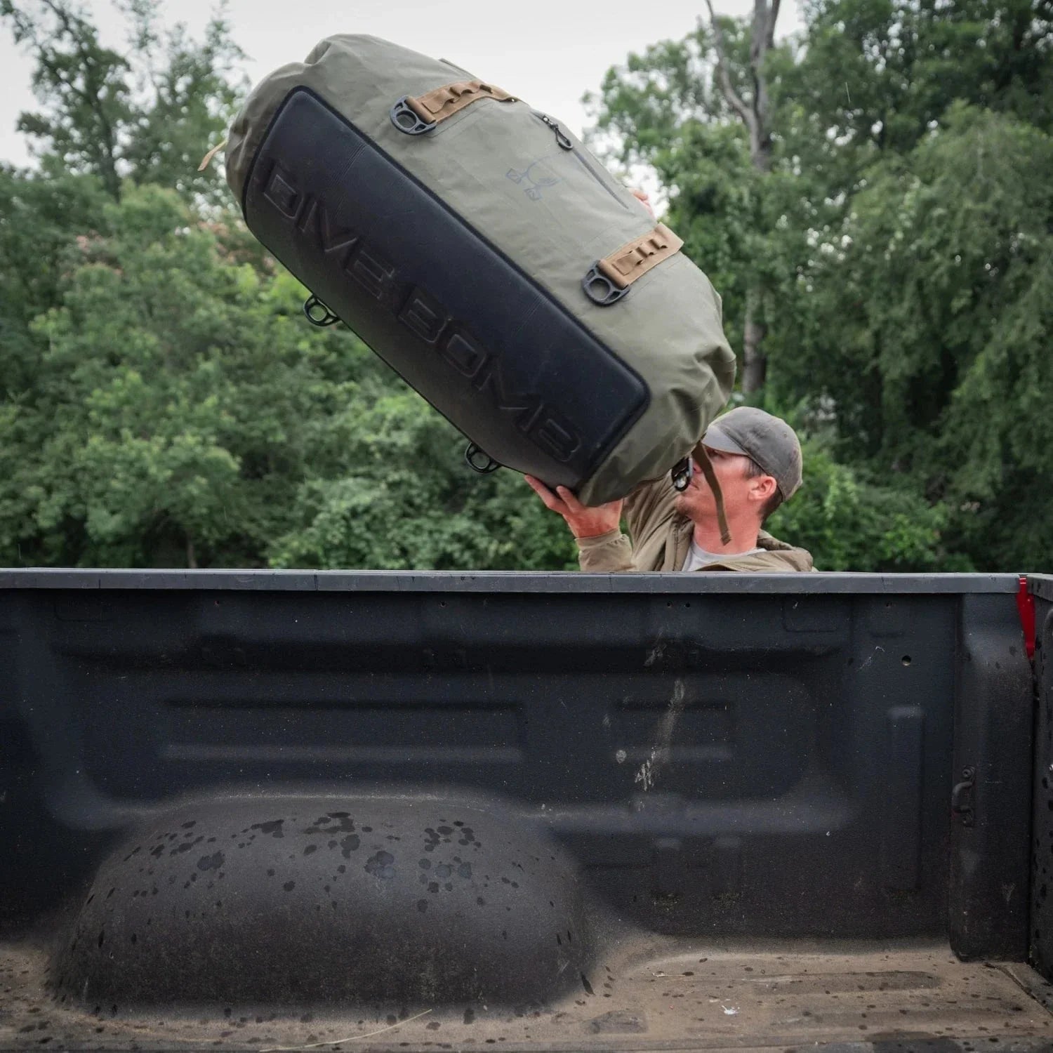 Dive Bomb Extra Large Waterproof Duffel Bag - High-Capacity Dry Storage for Hunters & Outdoor Adventures