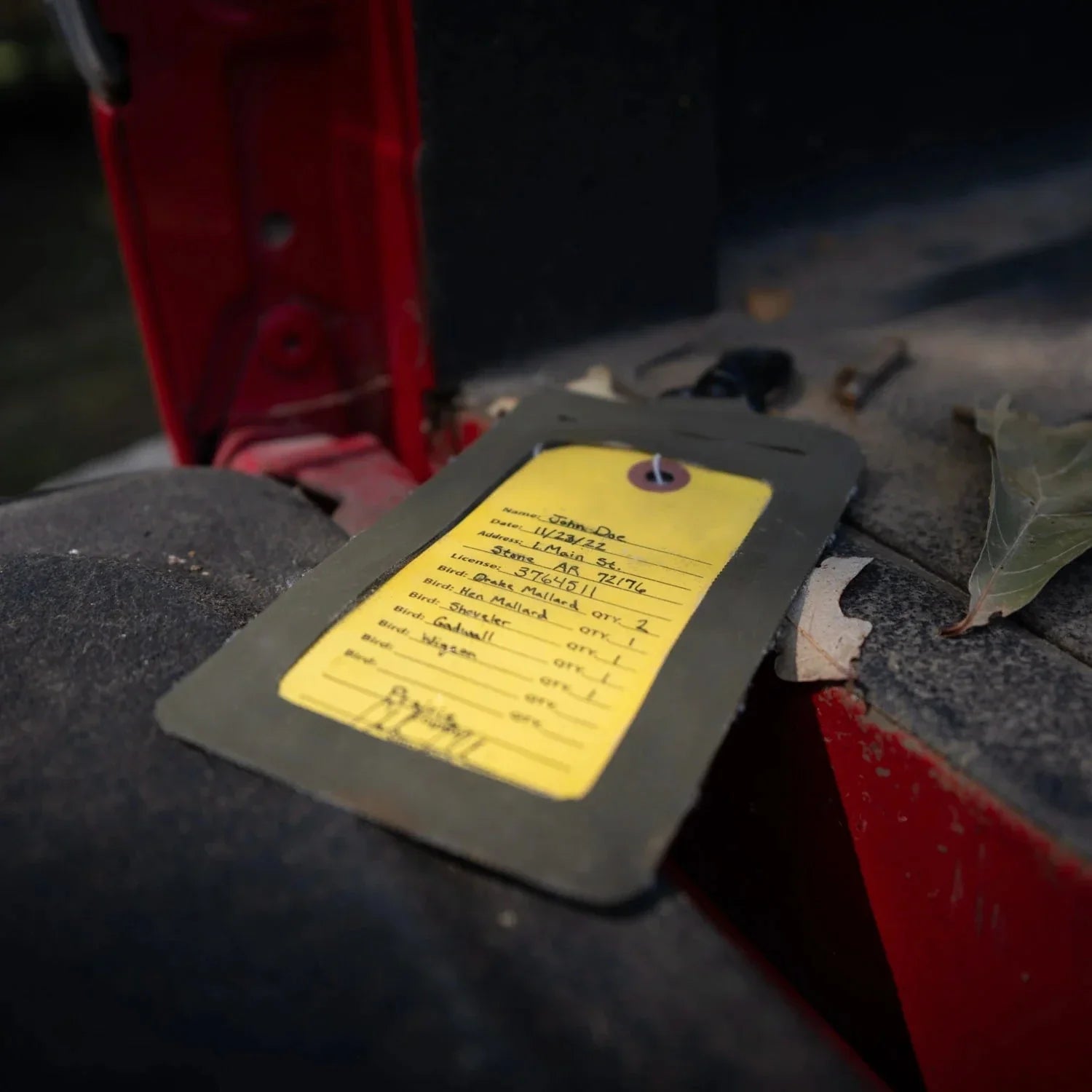 Dive Bomb Waterproof Hunting ID Holder - Durable, Field-Ready License & Permit Pouch