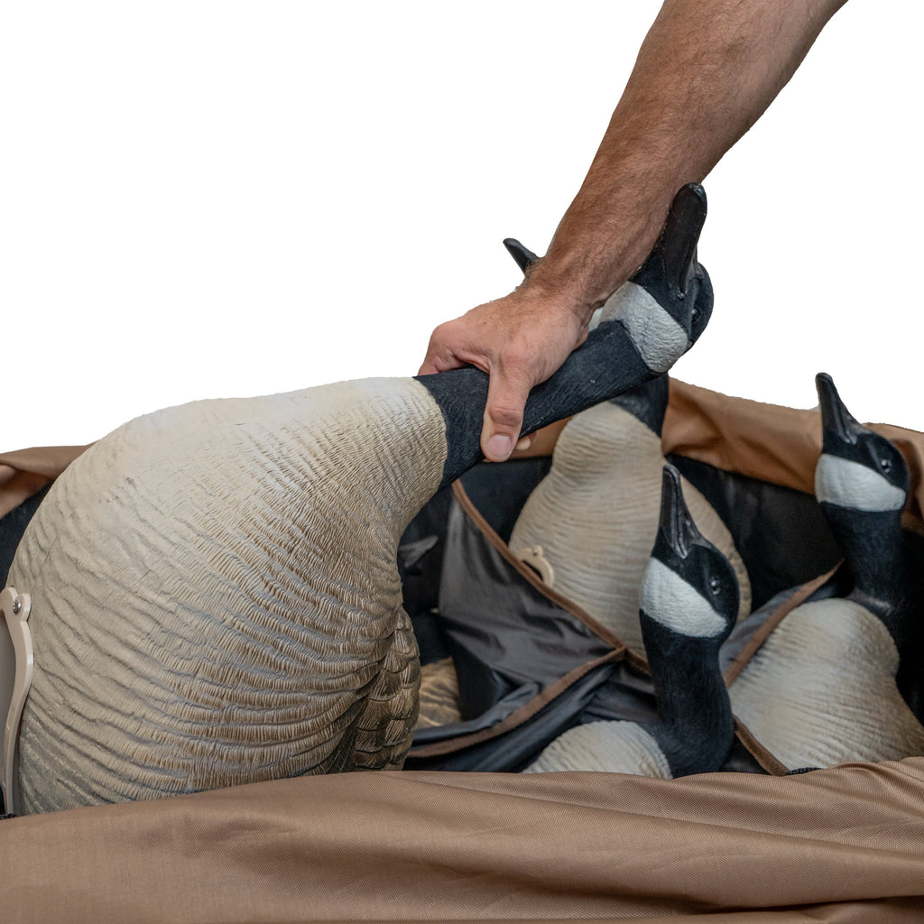 Dive Bomb Slotted Full Body Goose Decoy Bag - Organized & Durable Hunting Transport