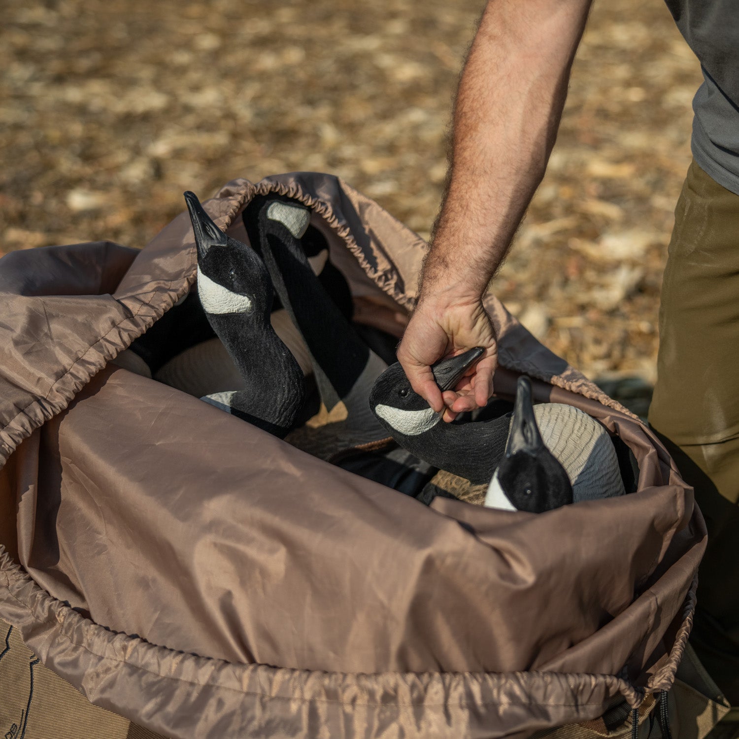 Dive Bomb Slotted Full Body Goose Decoy Bag - Organized & Durable Hunting Transport