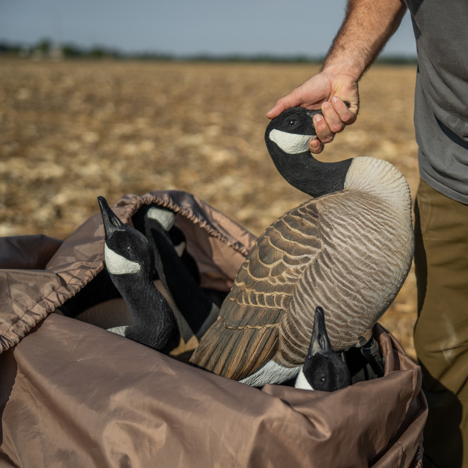 Dive Bomb Slotted Full Body Goose Decoy Bag - Organized & Durable Hunting Transport