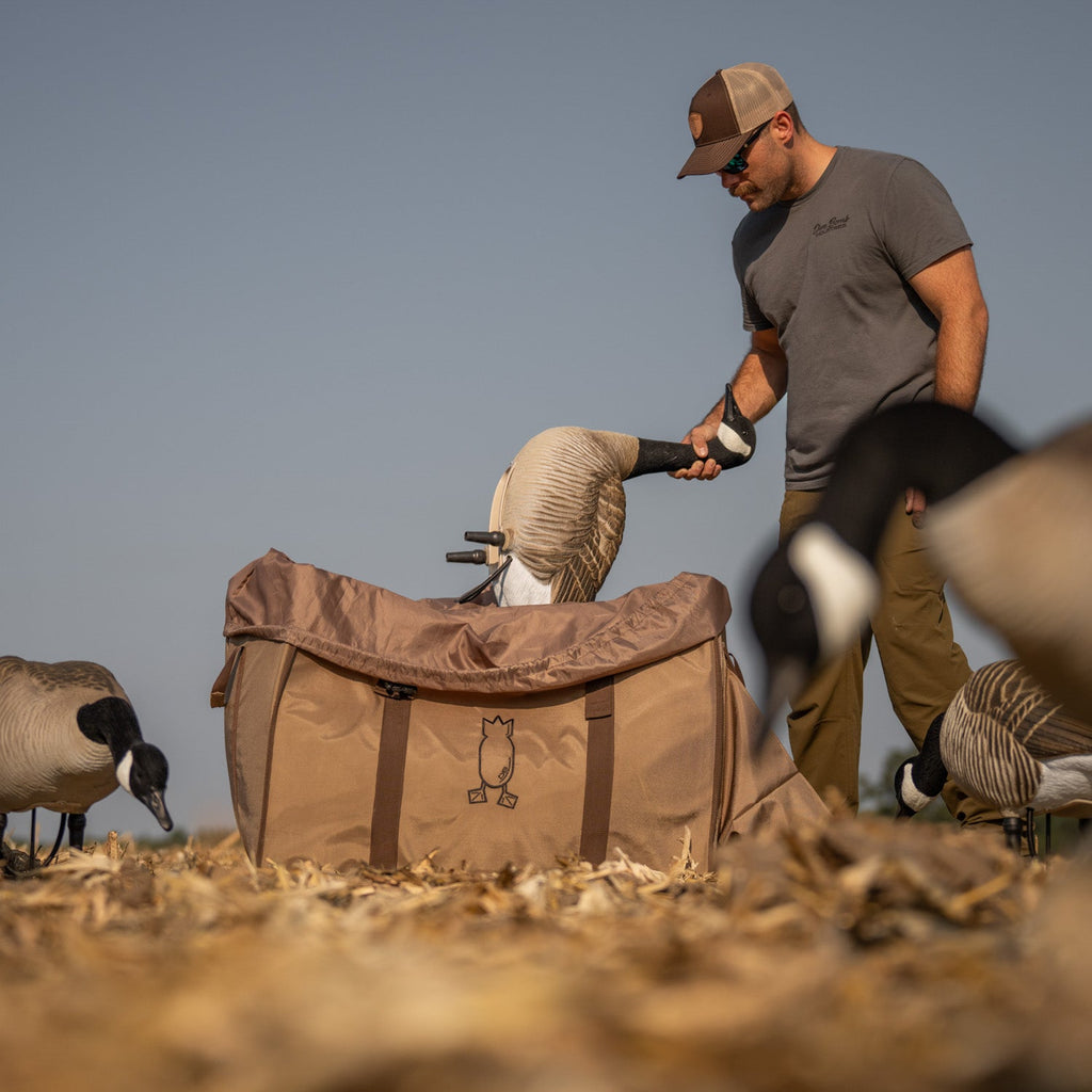 Dive Bomb Slotted Full Body Goose Decoy Bag - Organized & Durable Hunting Transport