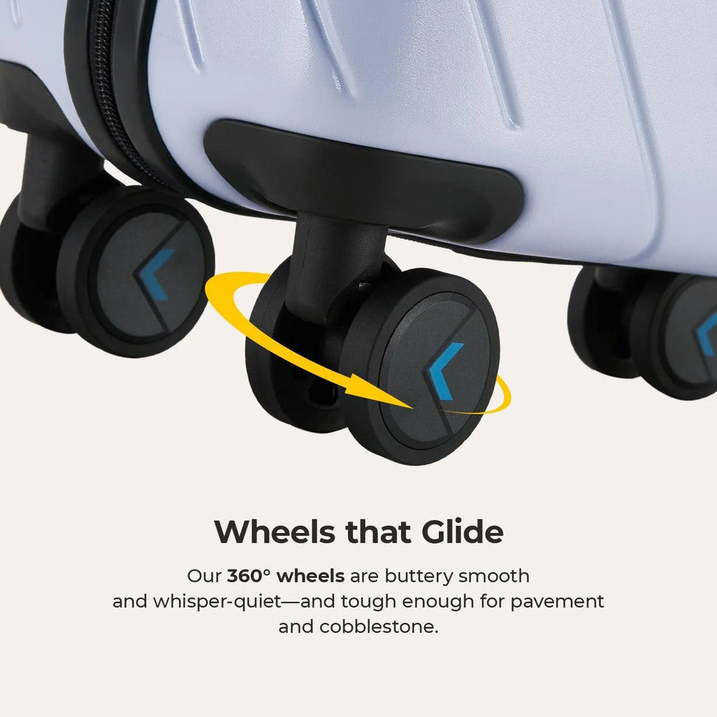 Daren 16-20 Inch Lightweight Hardside Carry-On Suitcase