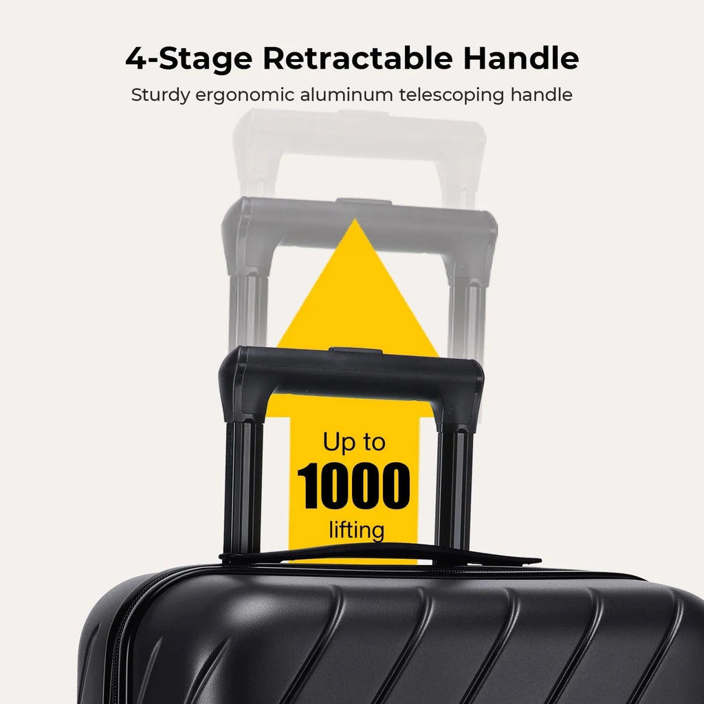 Daren 16-20 Inch Lightweight Hardside Carry-On Suitcase