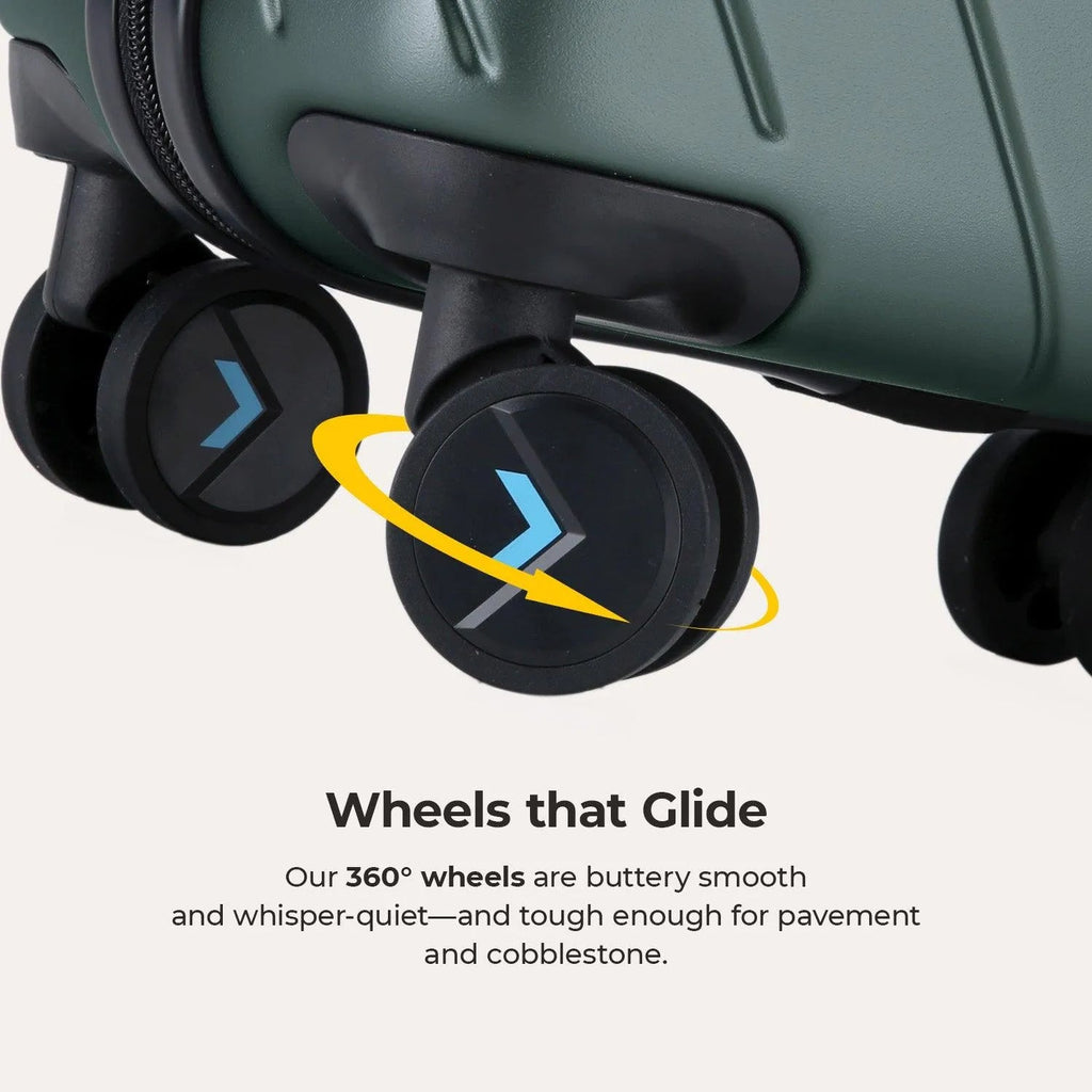 Daren 16-20 Inch Lightweight Hardside Carry-On Suitcase