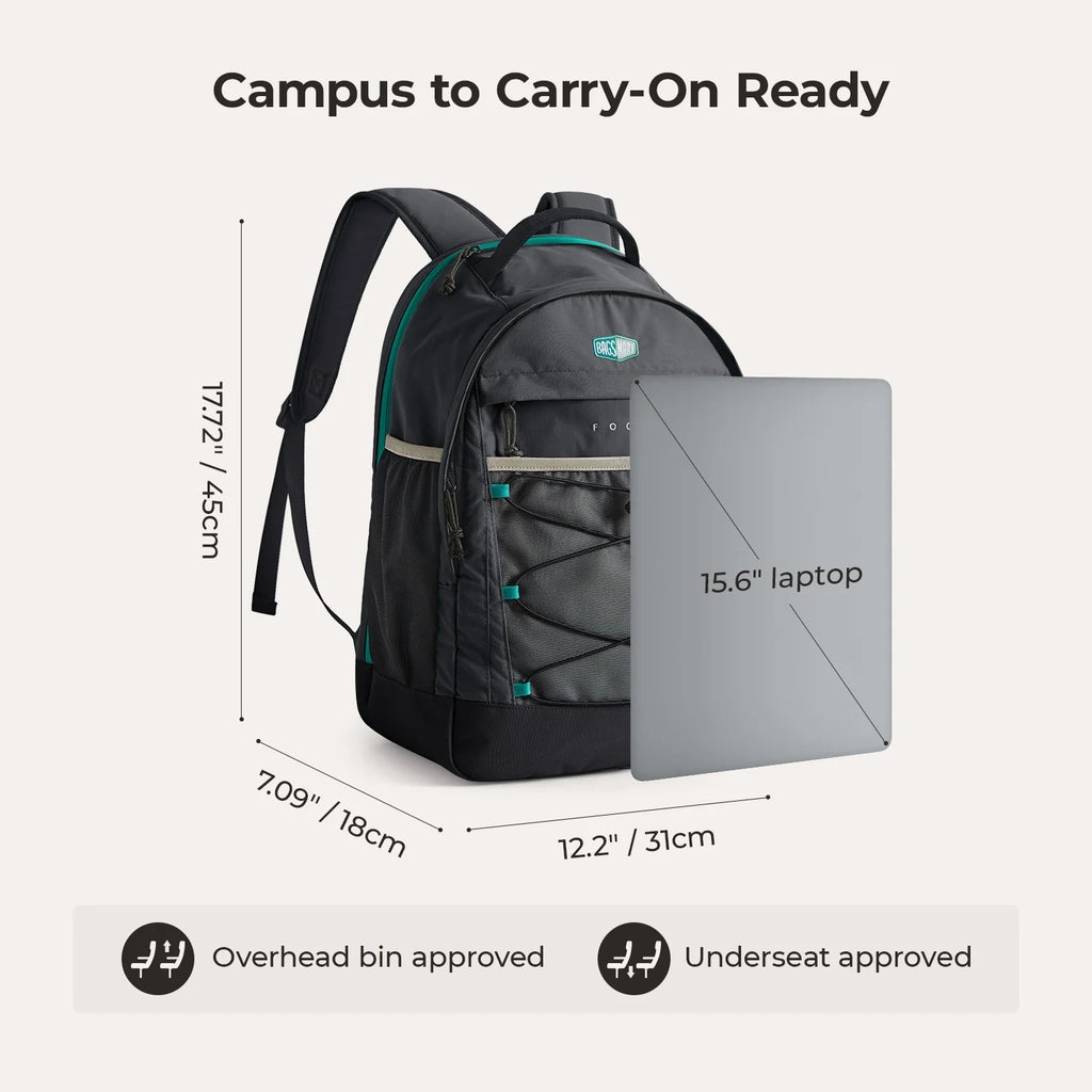 Focus 15.6" Laptop Backpack