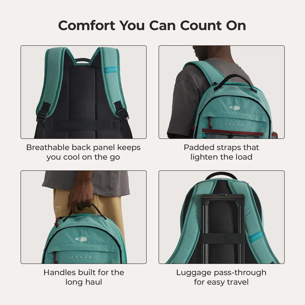 Focus 15.6" Laptop Backpack