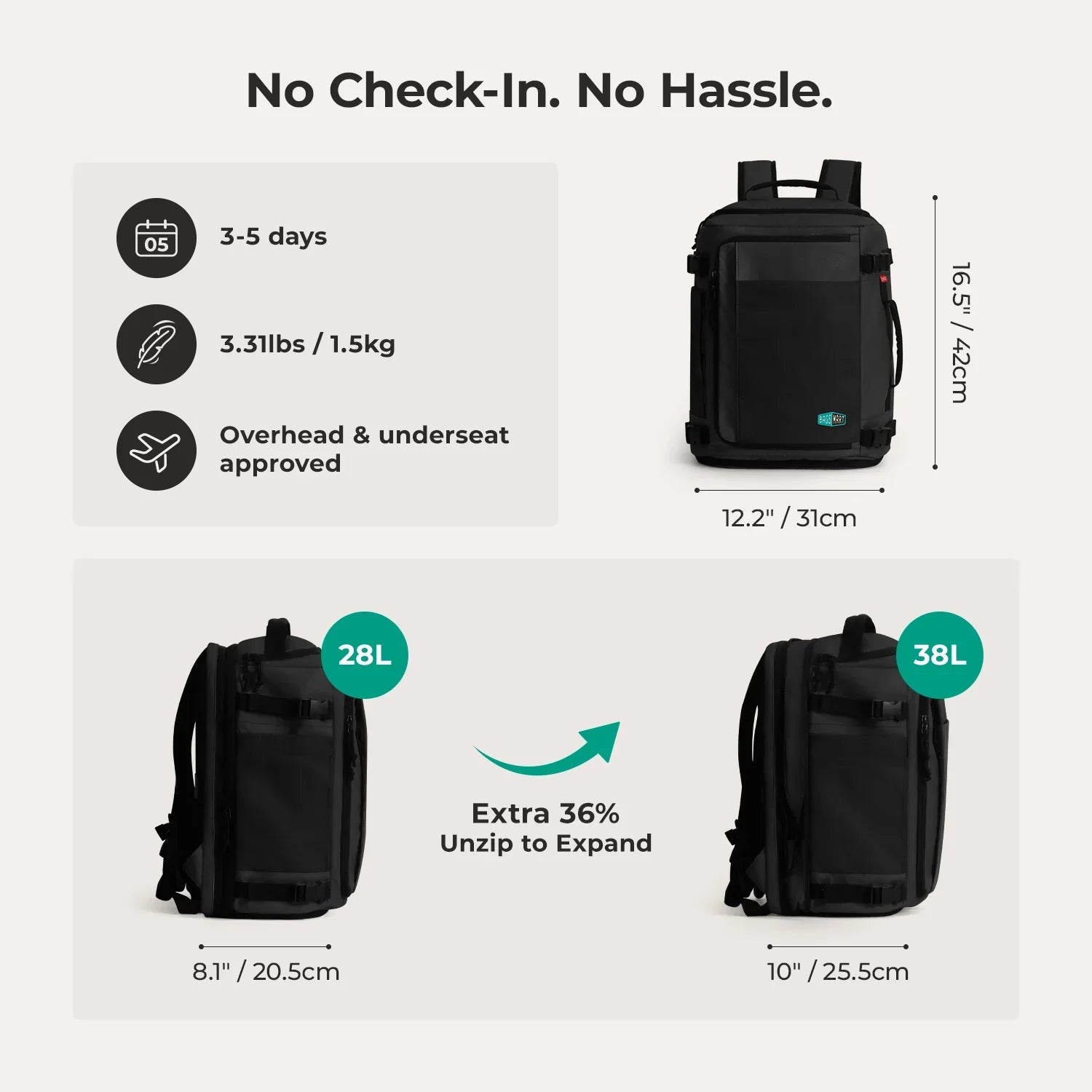 Blast Pro 38L Travel Backpack