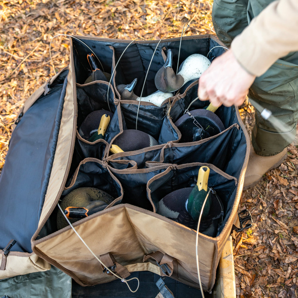 Durable Slotted F1 Duck Floater Bag for Waterfowl Hunting - Protective & Lightweight Decoy Storage
