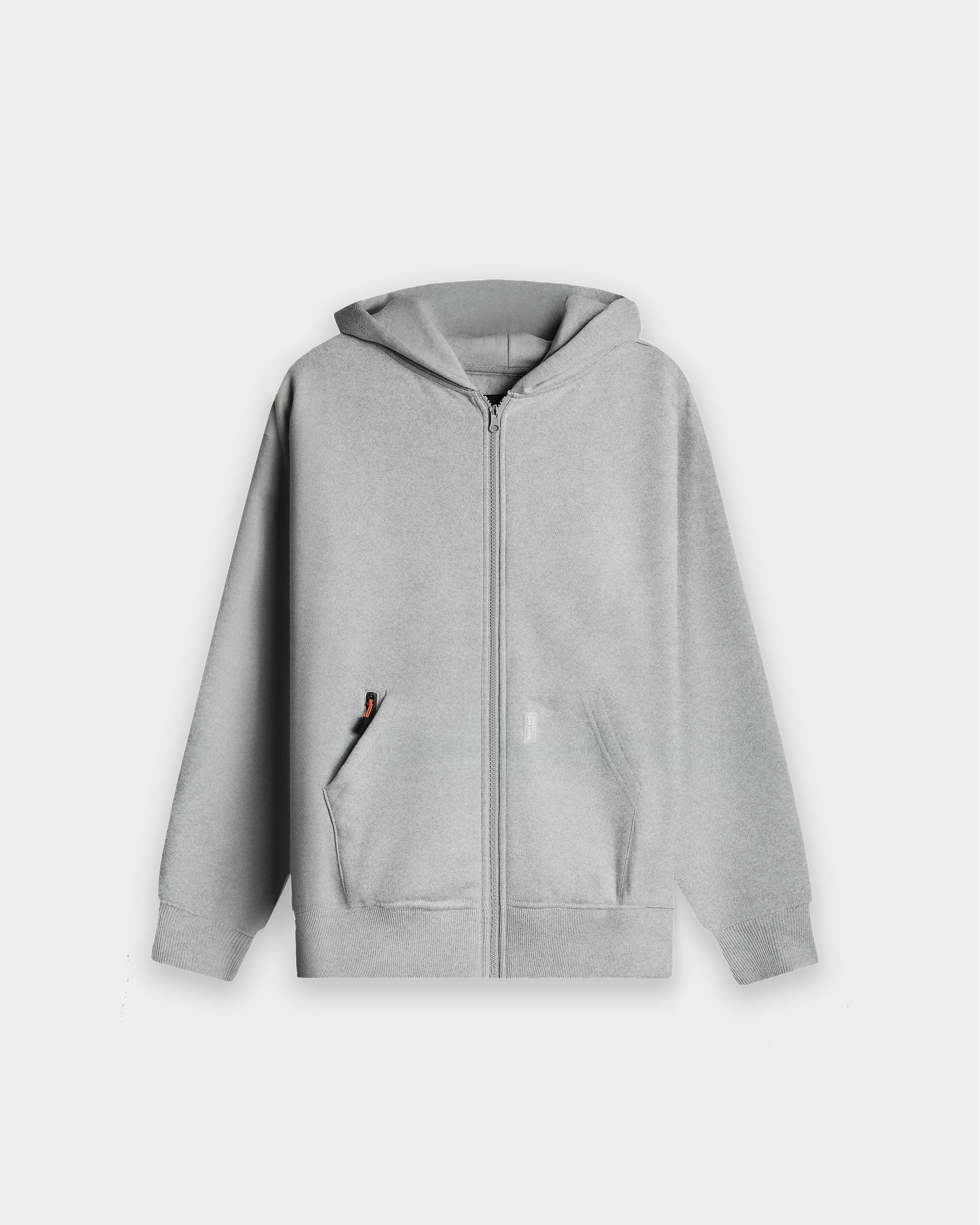 Cloudburst Zip Hoodie - Heather Grey