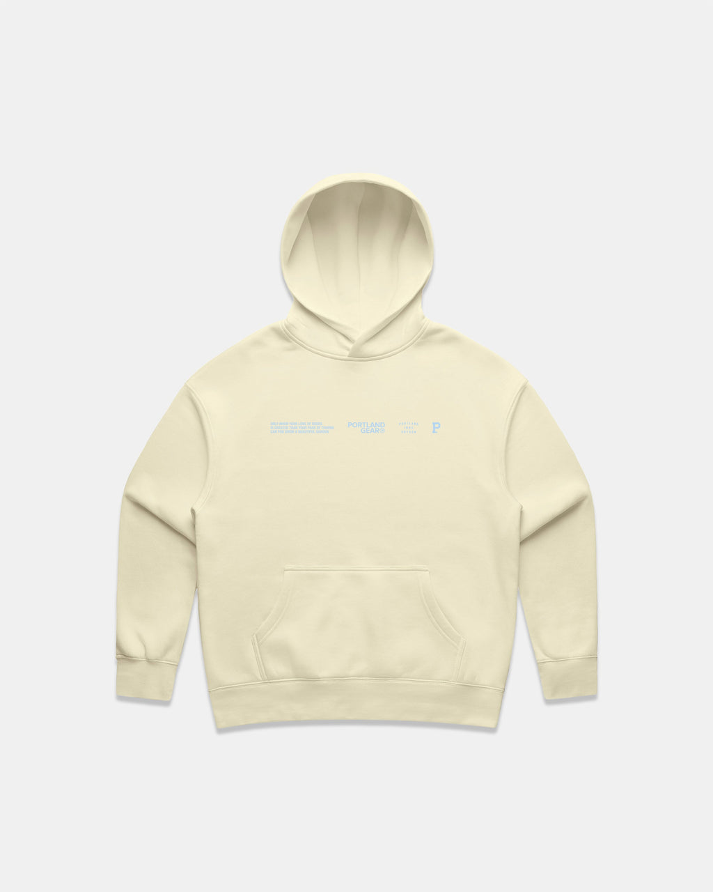 Women's Sueded Slogan Hoodie - Butter