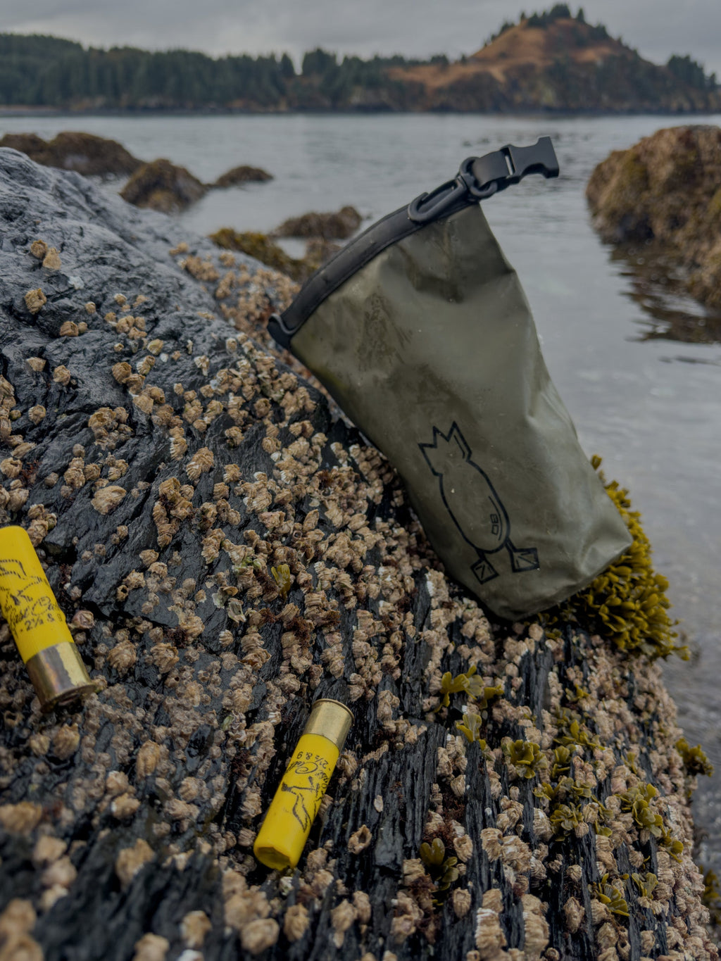 Dive Bomb Waterproof Shotgun Shell Pouch - 100% Waterproof Ammo Bag for Hunters