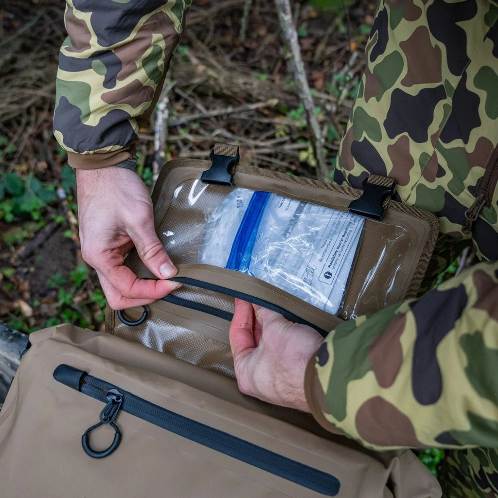 Durable & Organized Waterproof Hunting Blind Bag for Waterfowl & All-Weather Pursuits