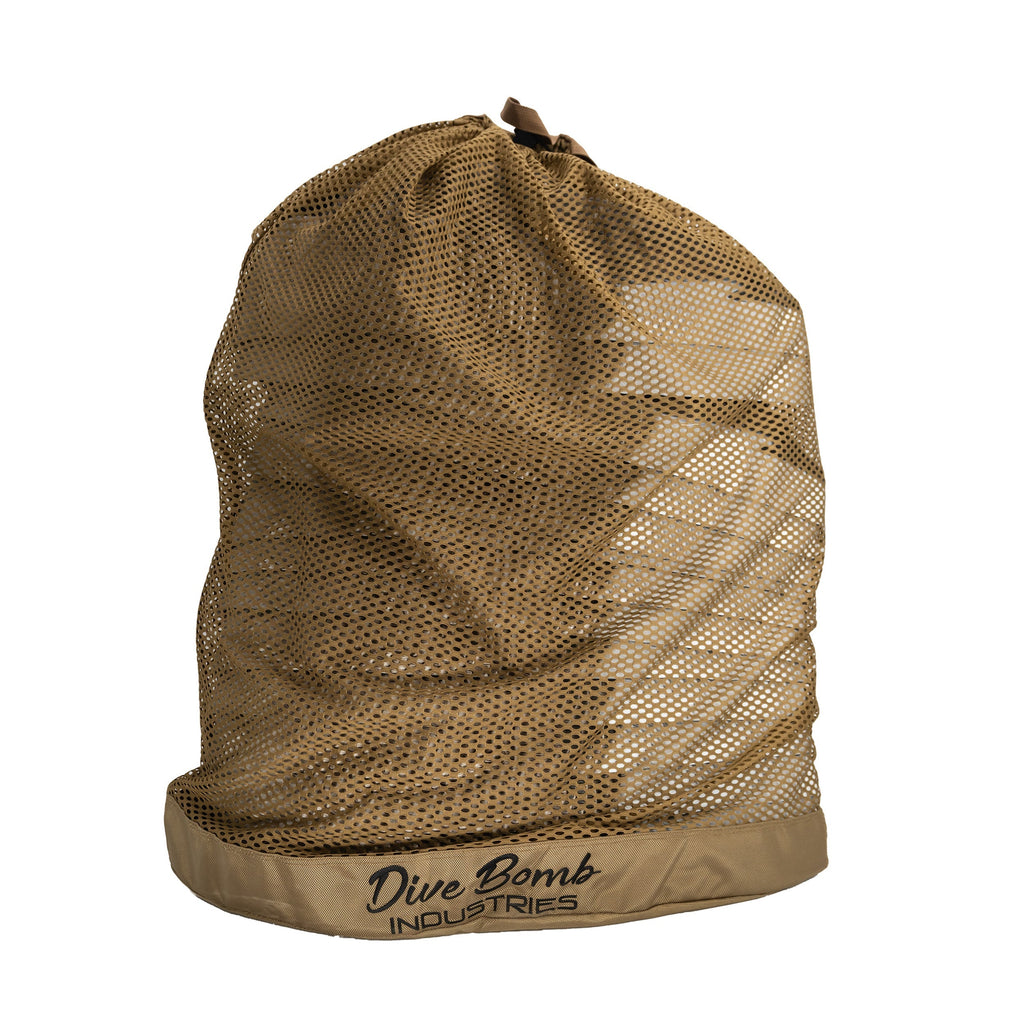 Dive Bomb Lightweight & Durable Mesh Decoy Bag - 36" x 26" - Breathable Waterfowl Hunting Gear Storage
