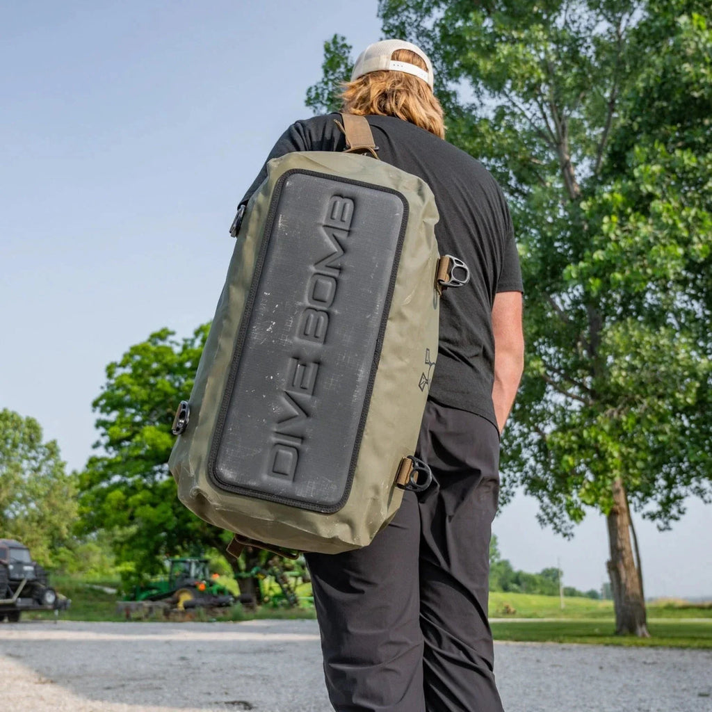 Dive Bomb Medium Waterproof Duffel Bag - Durable, Compact Dry Storage for Hunting & Outdoor Adventures