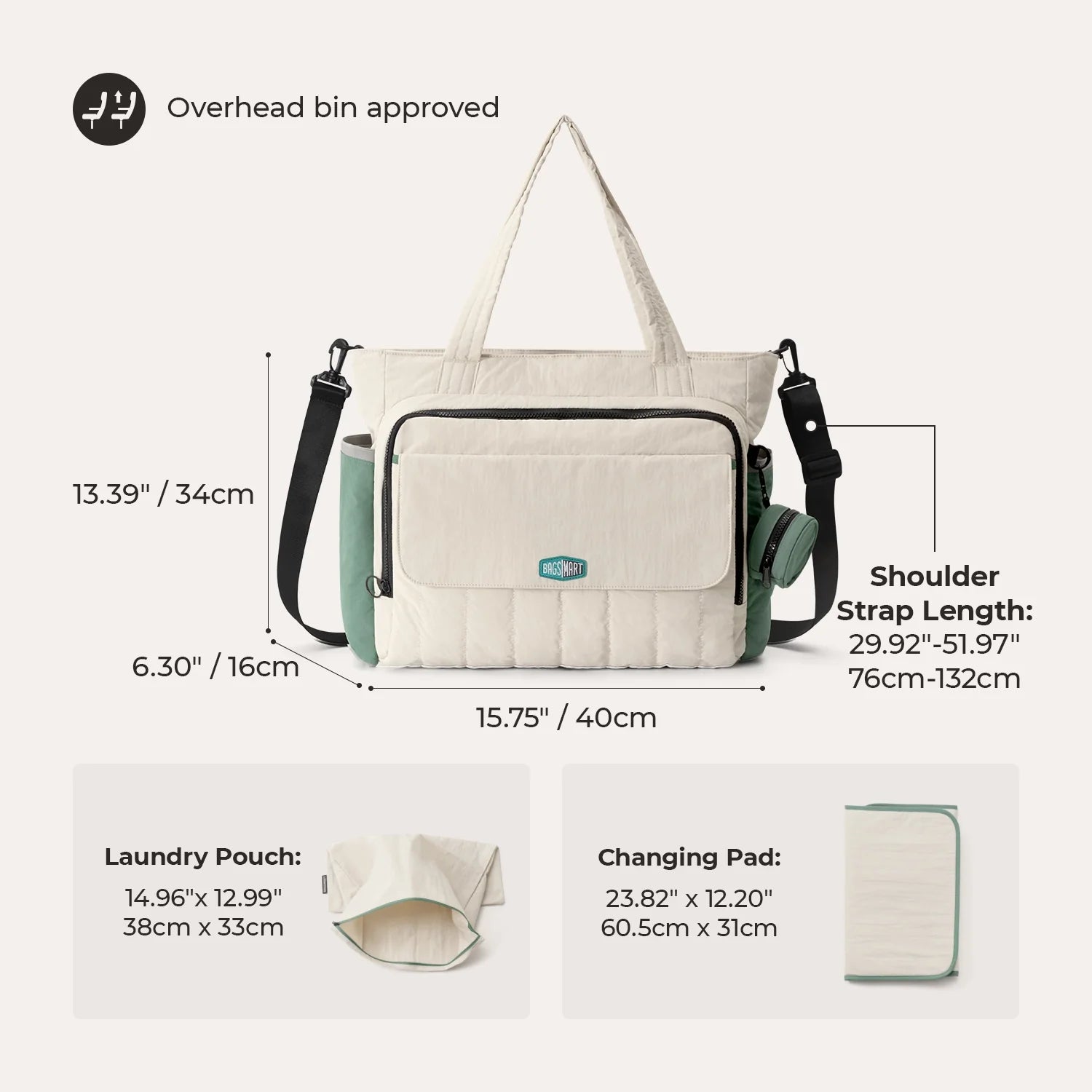 Paz 25L Diaper Tote