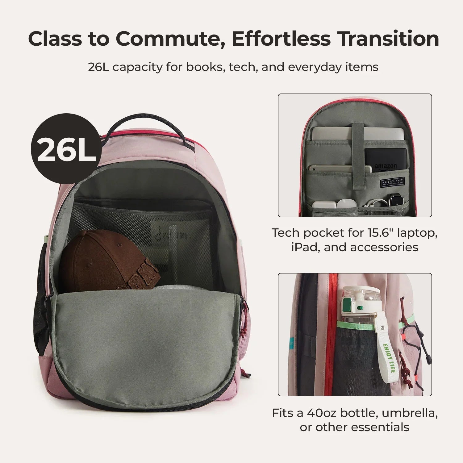 Focus 15.6" Laptop Backpack