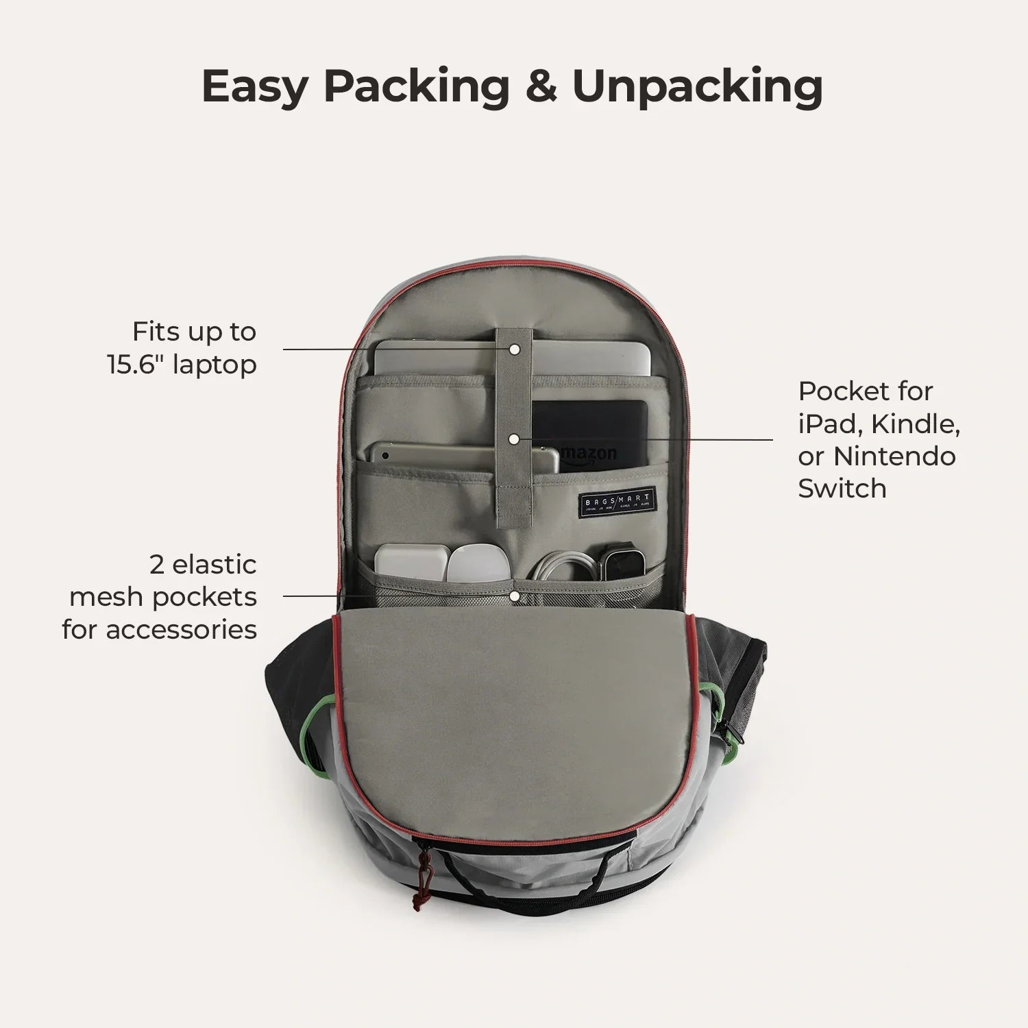 Focus 15.6" Laptop Backpack