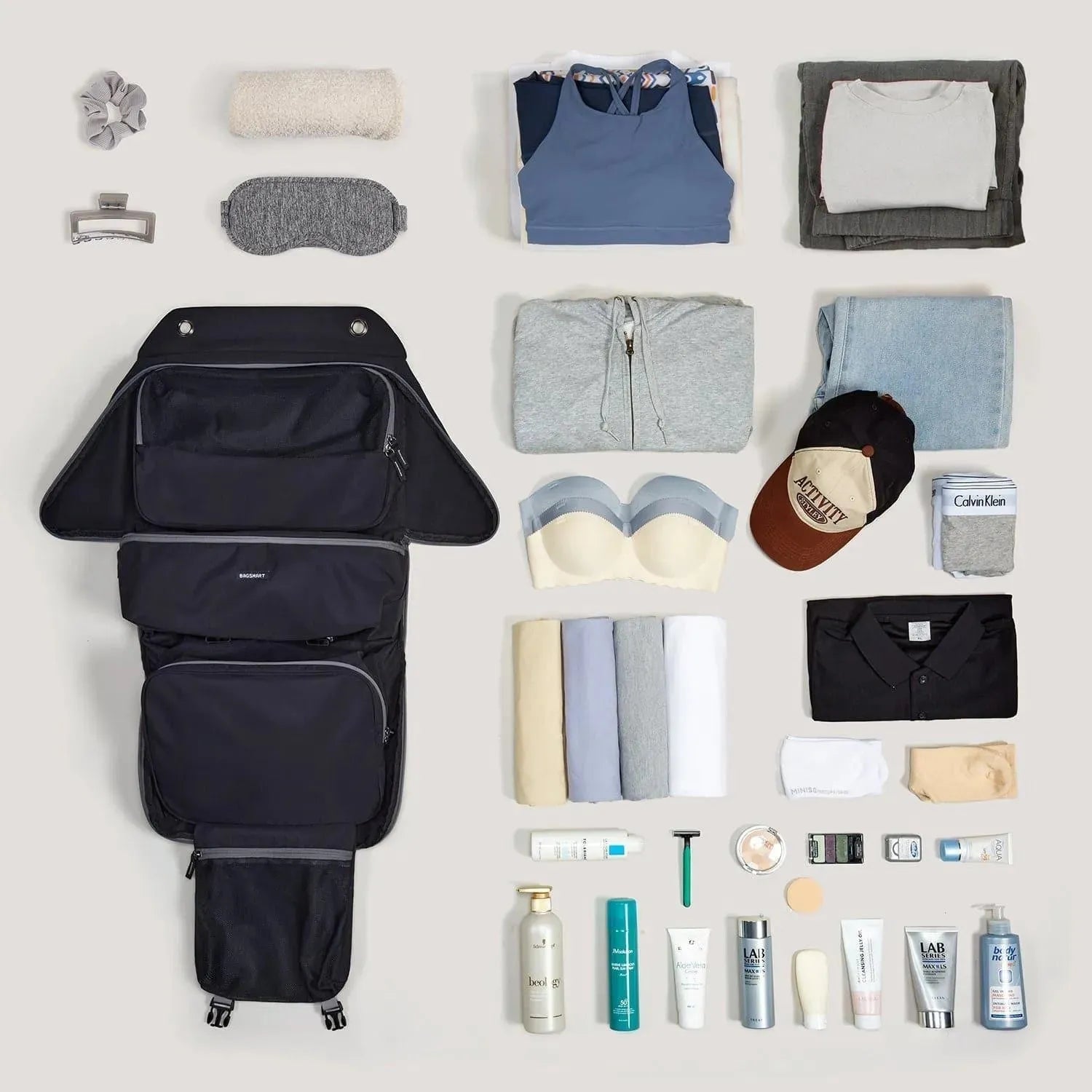 TravelEase 4-in-1 Family Travel Packing Cubes