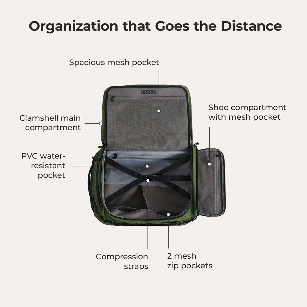 Paz 43L Duffle Backpack