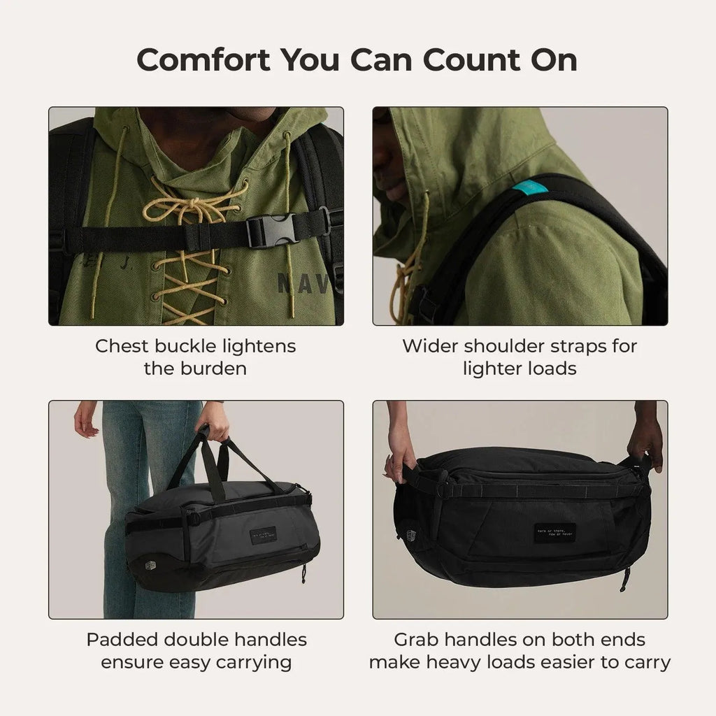 Paz 43L Duffle Backpack