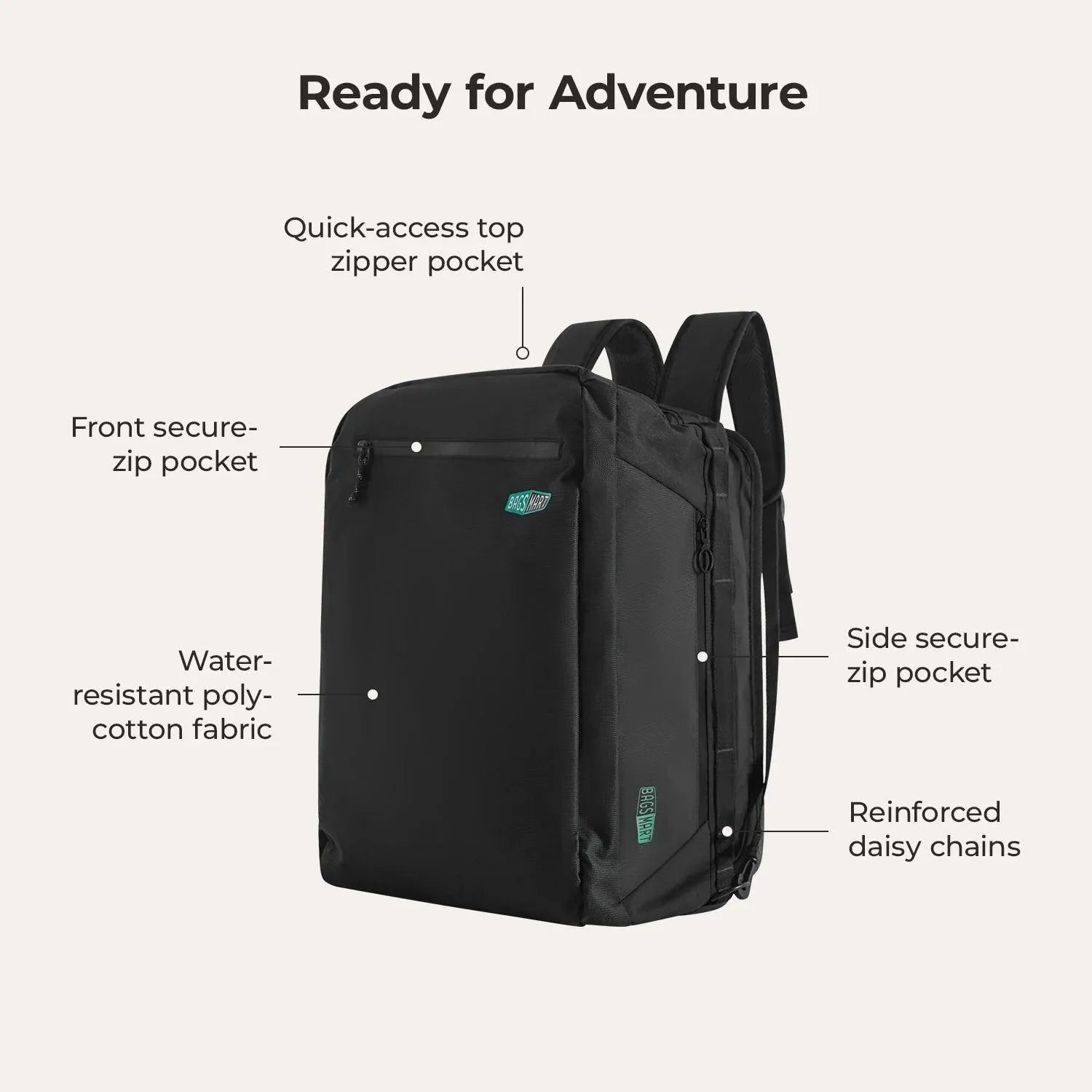 Paz 43L Duffle Backpack