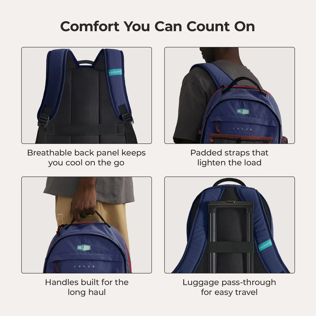 Focus 15.6" Laptop Backpack