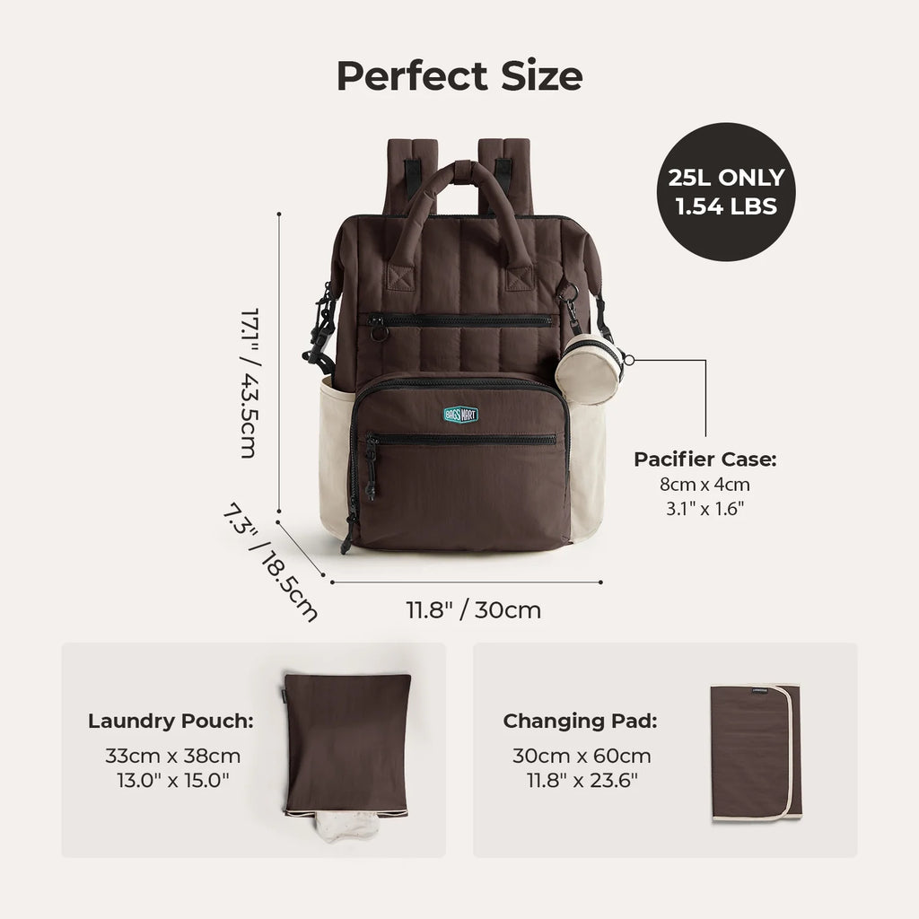 Paz 25L Diaper Backpack