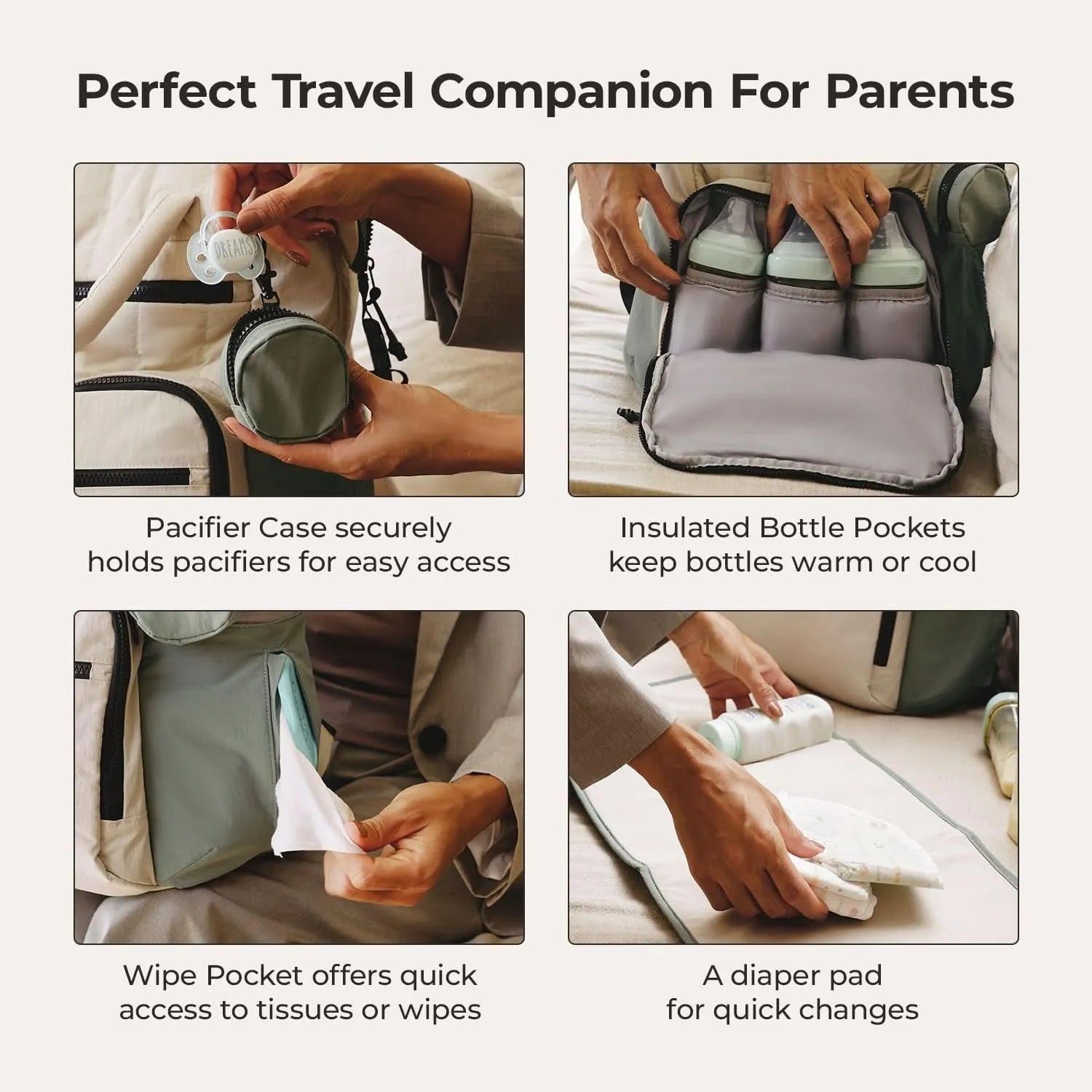 Paz 25L Diaper Backpack