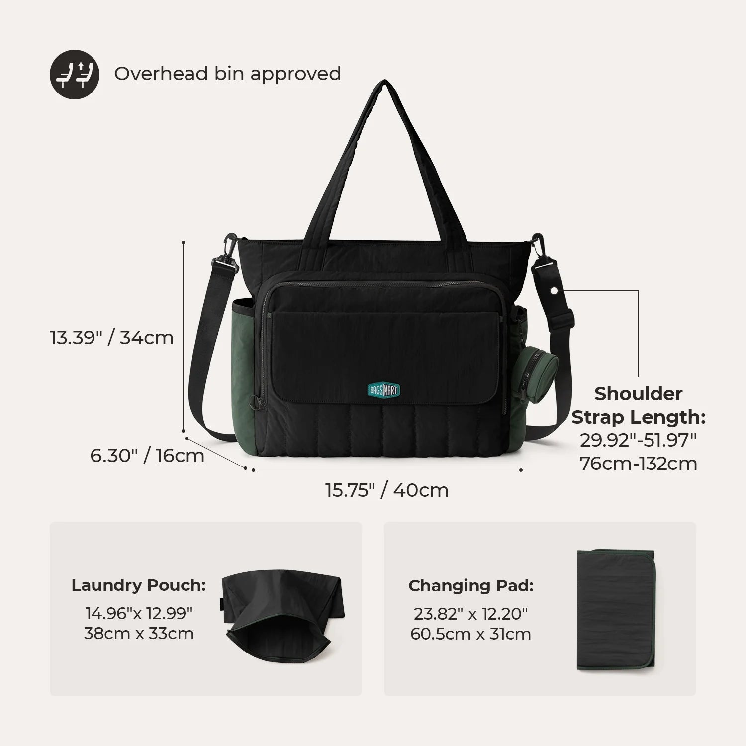 Paz 25L Diaper Tote