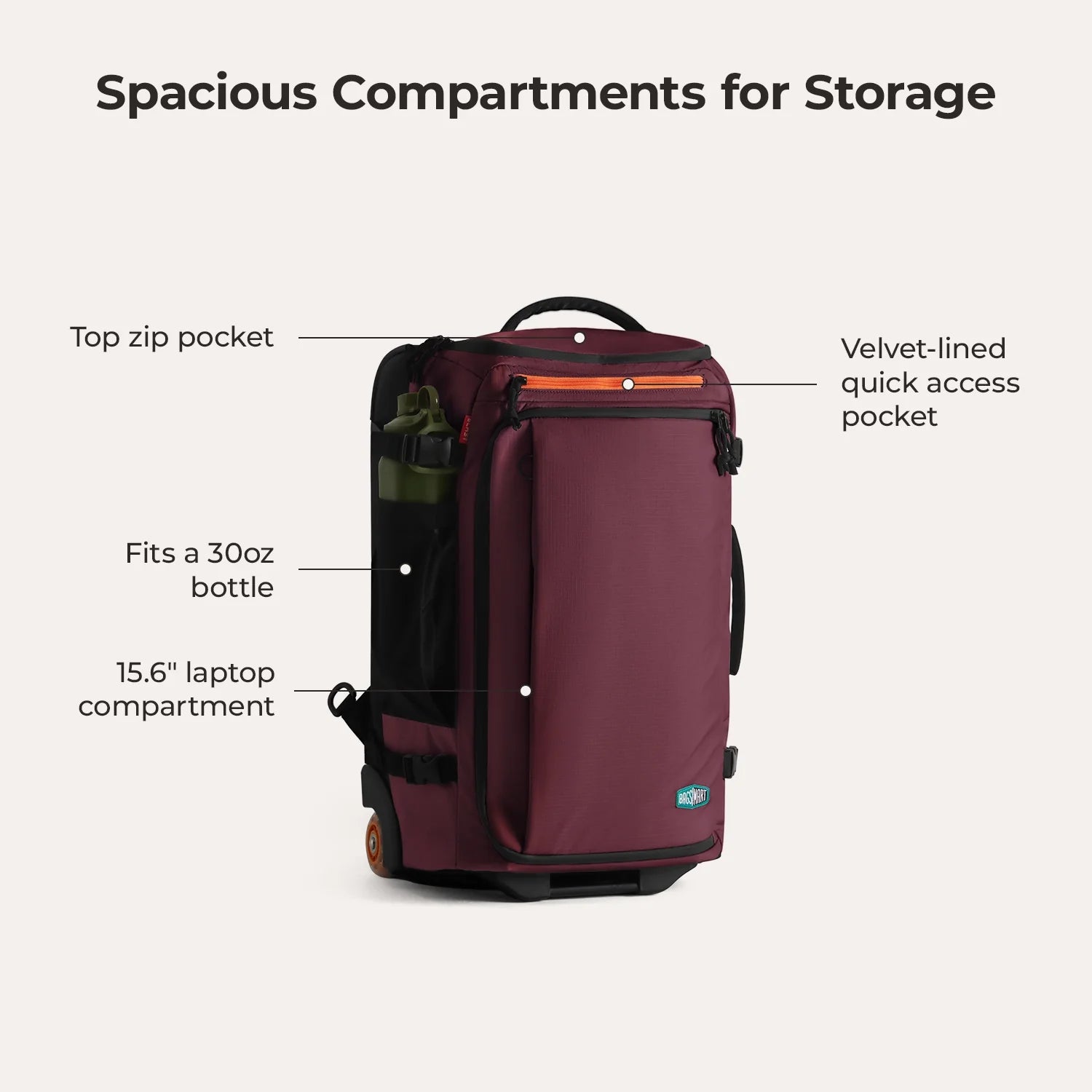 Blast 43L Roller Backpack