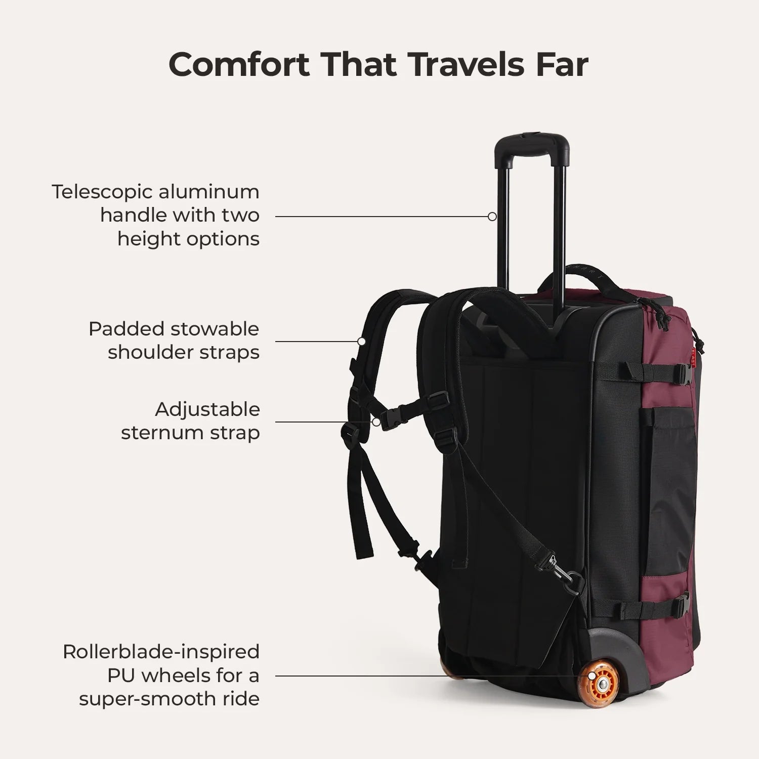 Blast 43L Roller Backpack