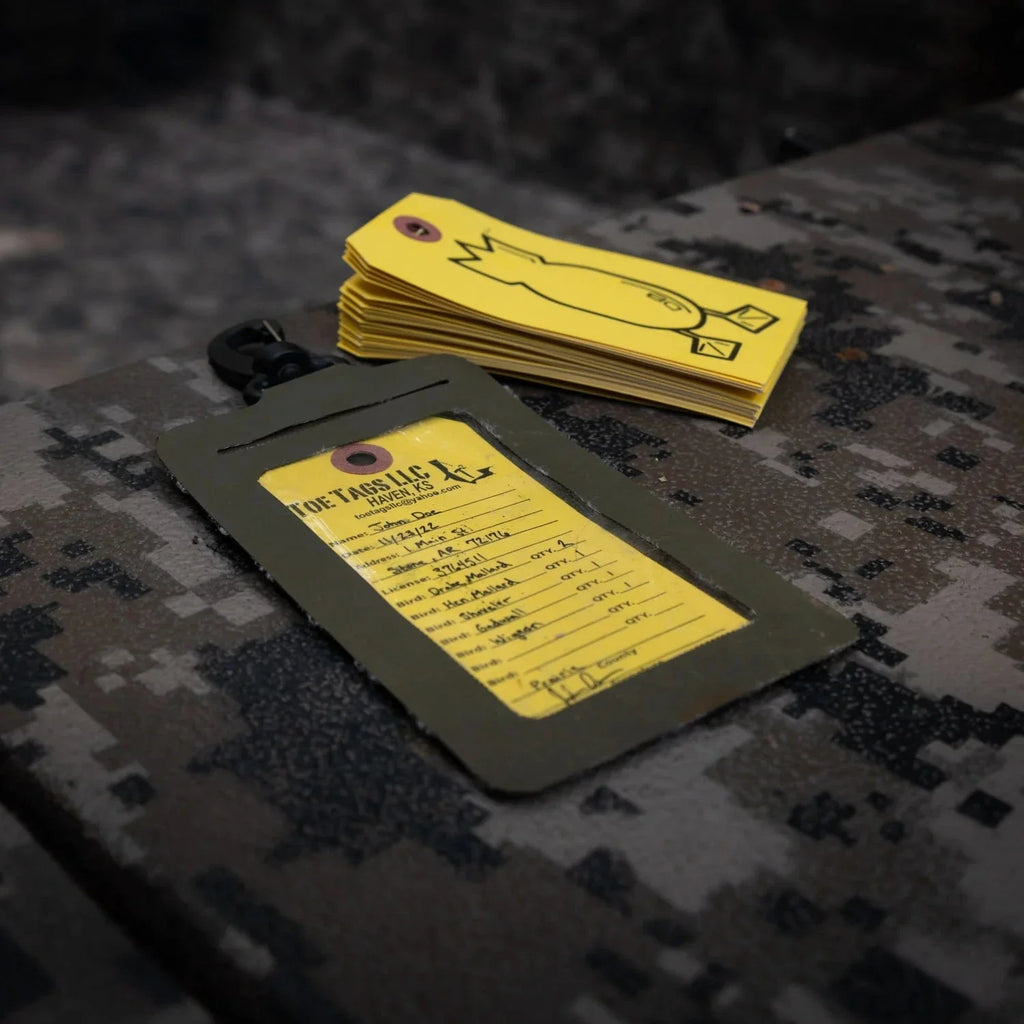 Dive Bomb Waterproof Hunting ID Holder - Durable, Field-Ready License & Permit Pouch