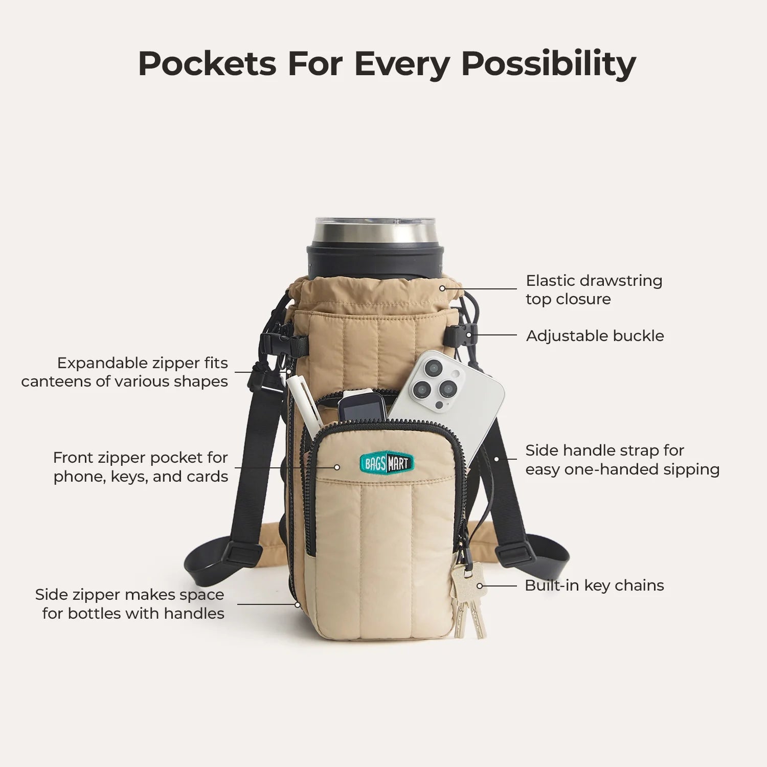 Paz Water Bottle Sling