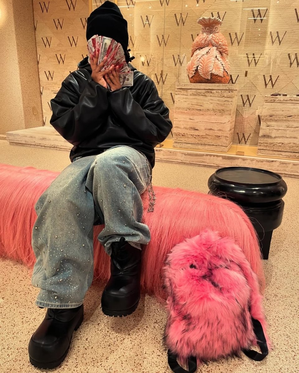 Lost Series Plush Backpack - Soft Faux Fur Unisex Medium Size with Zipper Closure