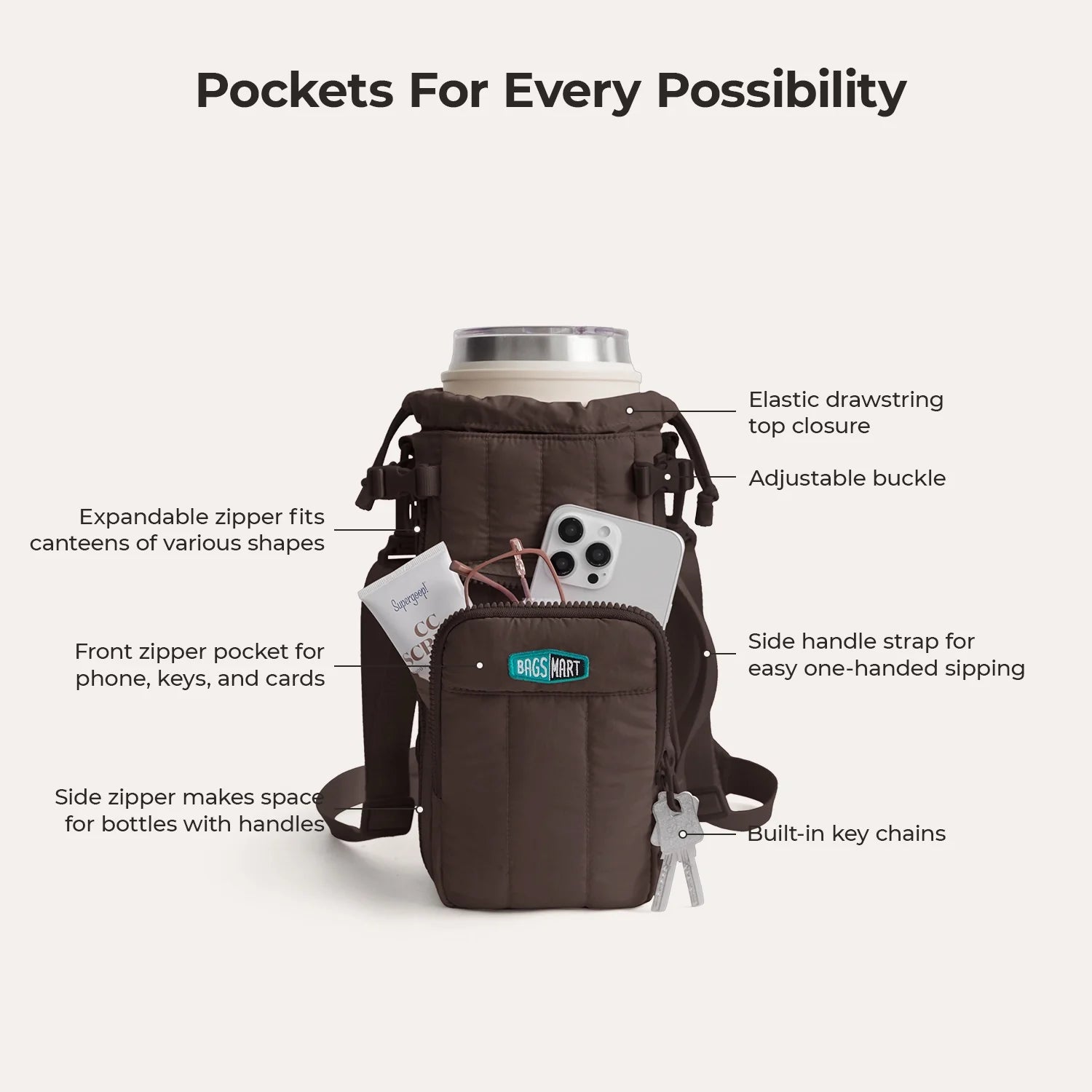 Paz Water Bottle Sling